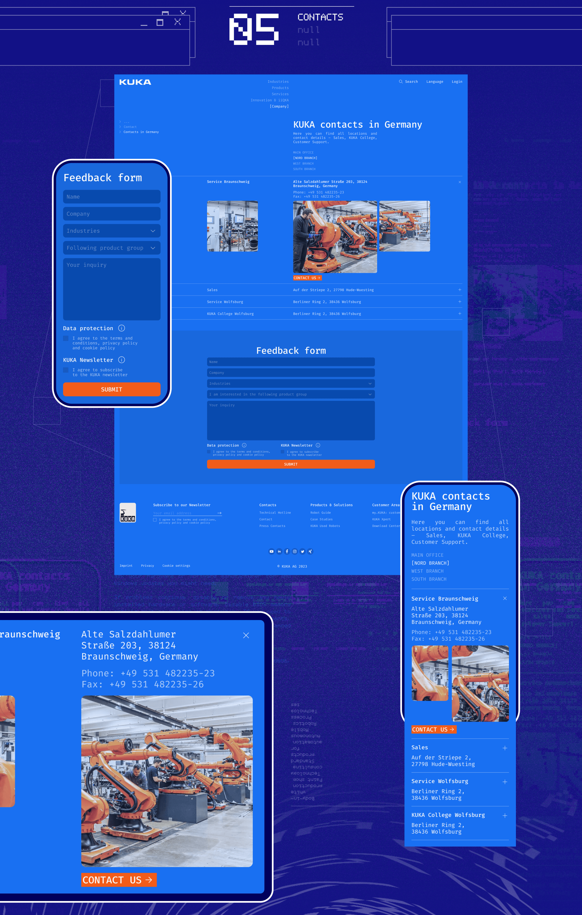 KUKA AG | Corporate redesign — Изображение №13 — Интерфейсы на Dprofile
