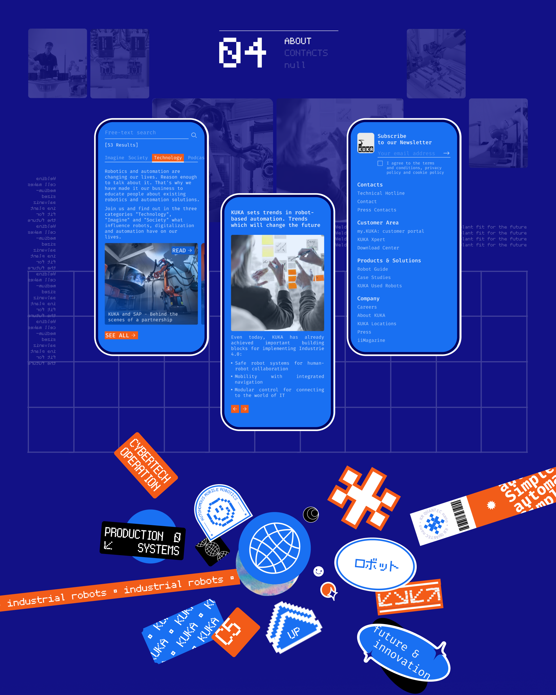 KUKA AG | Corporate redesign — Изображение №12 — Интерфейсы на Dprofile