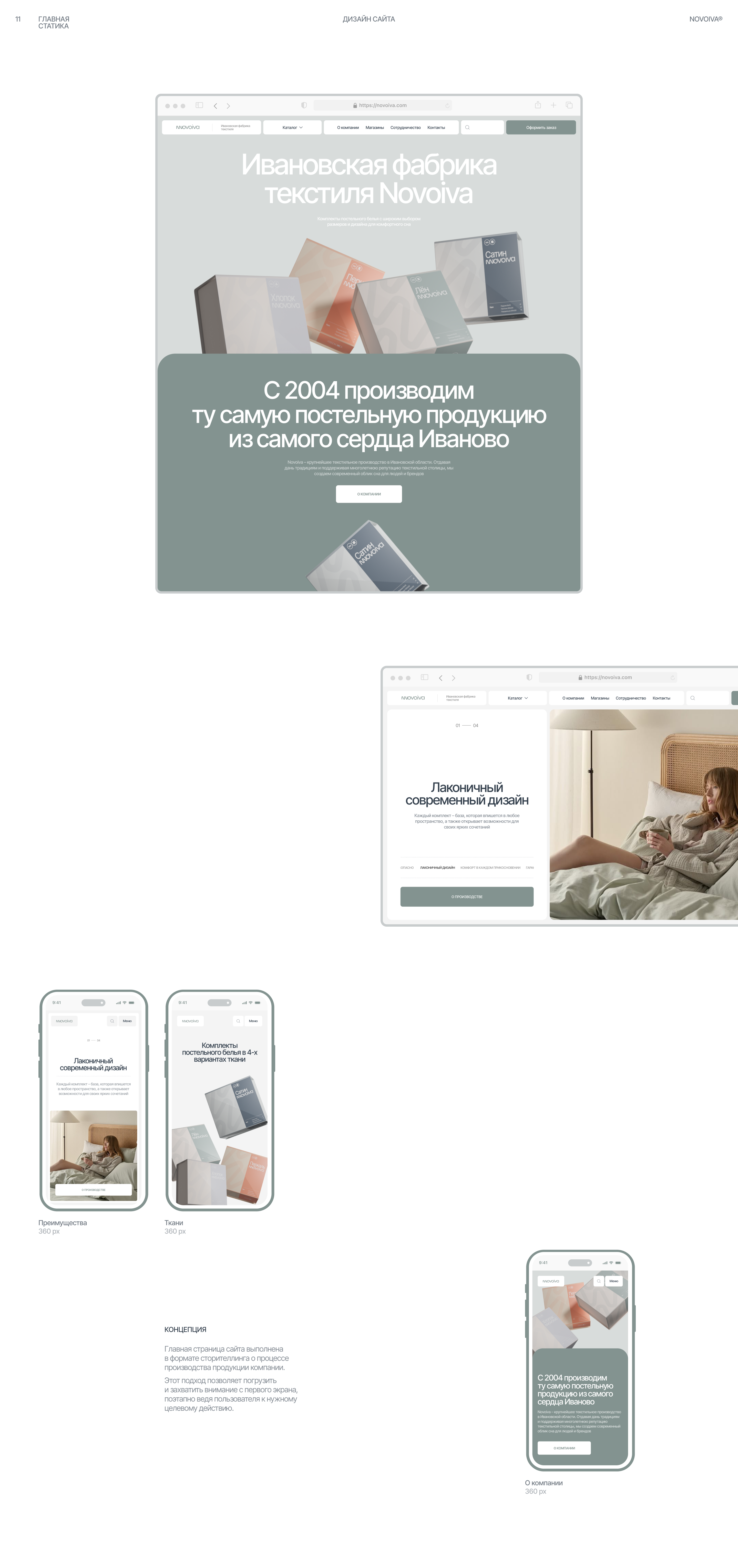 NOVOIVA® — Изображение №6 — Интерфейсы, Брендинг на Dprofile