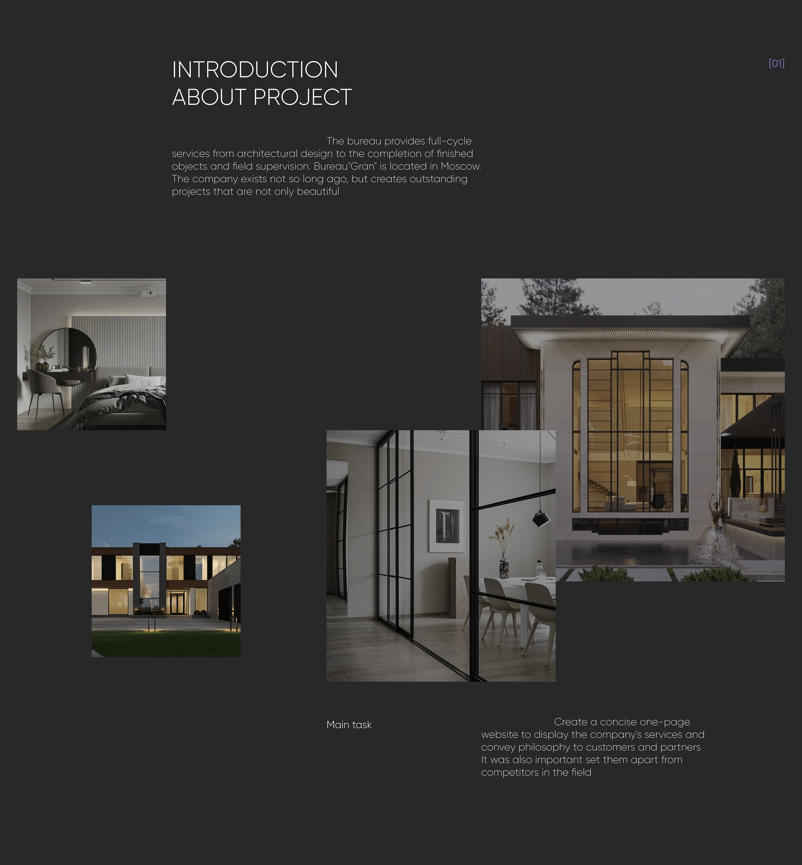 Bureau of Architecture | Website concept — Изображение №2 — Интерфейсы, Анимация на Dprofile