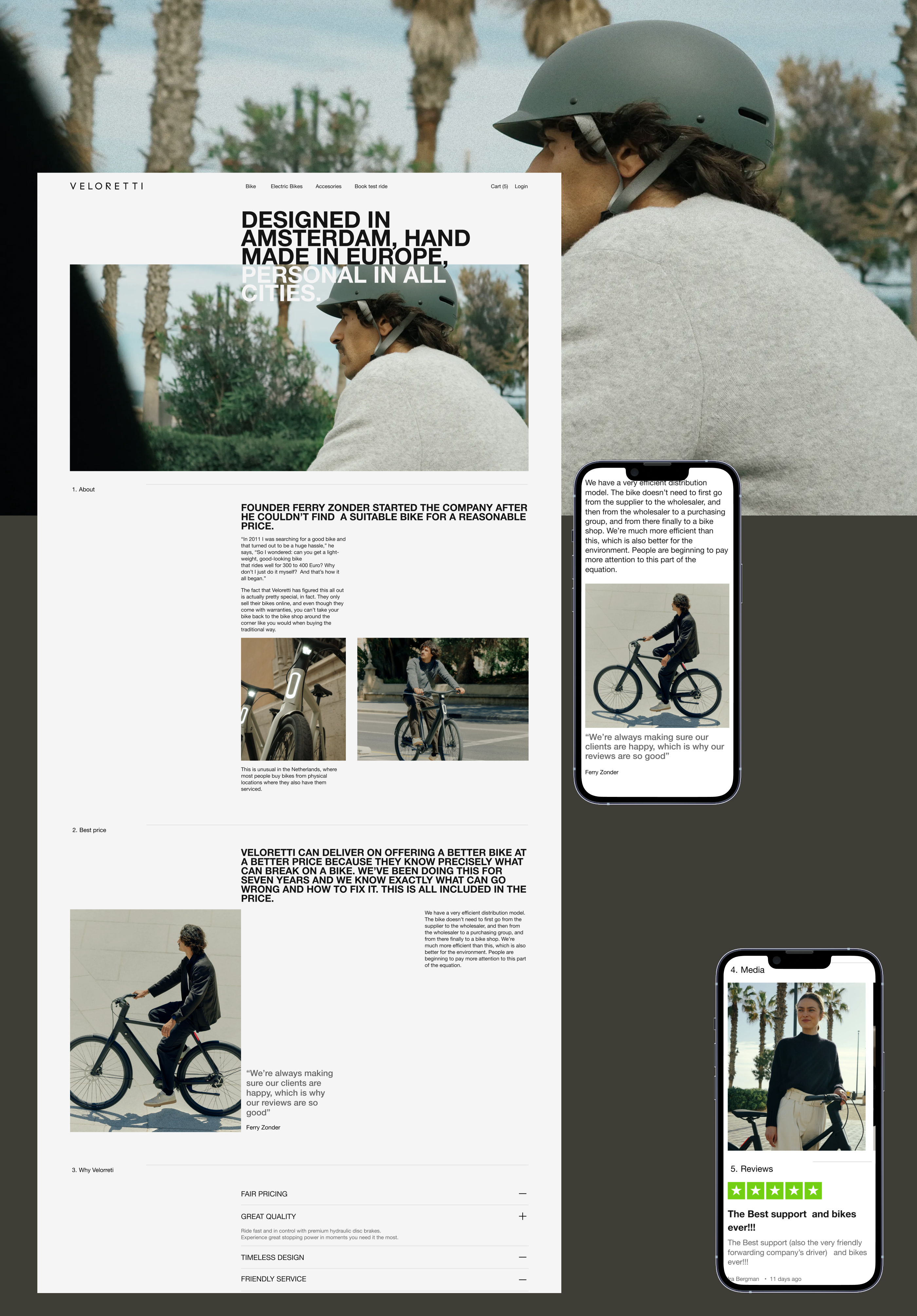 Veloretti. Redesign concept — Изображение №8 — Интерфейсы на Dprofile