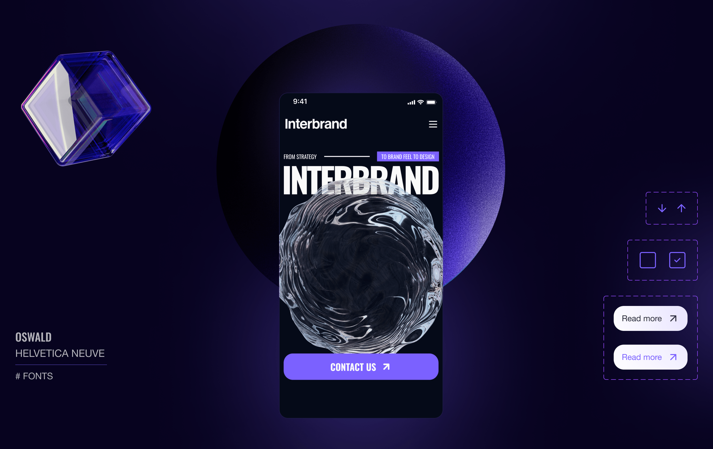 Interbrand- agency | Redesign concept — Изображение №3 — Интерфейсы, Брендинг на Dprofile