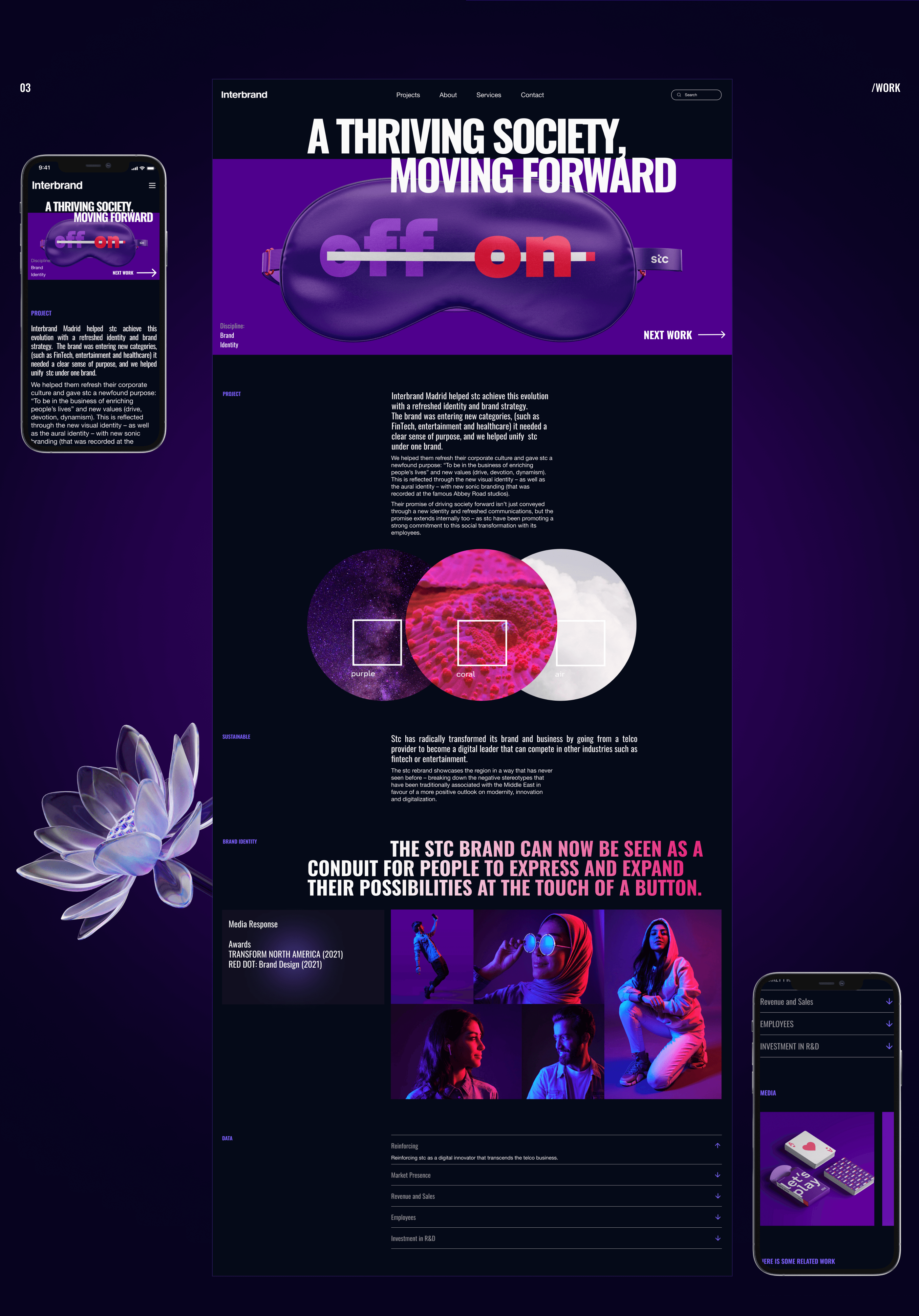 Interbrand- agency | Redesign concept — Изображение №6 — Интерфейсы, Брендинг на Dprofile