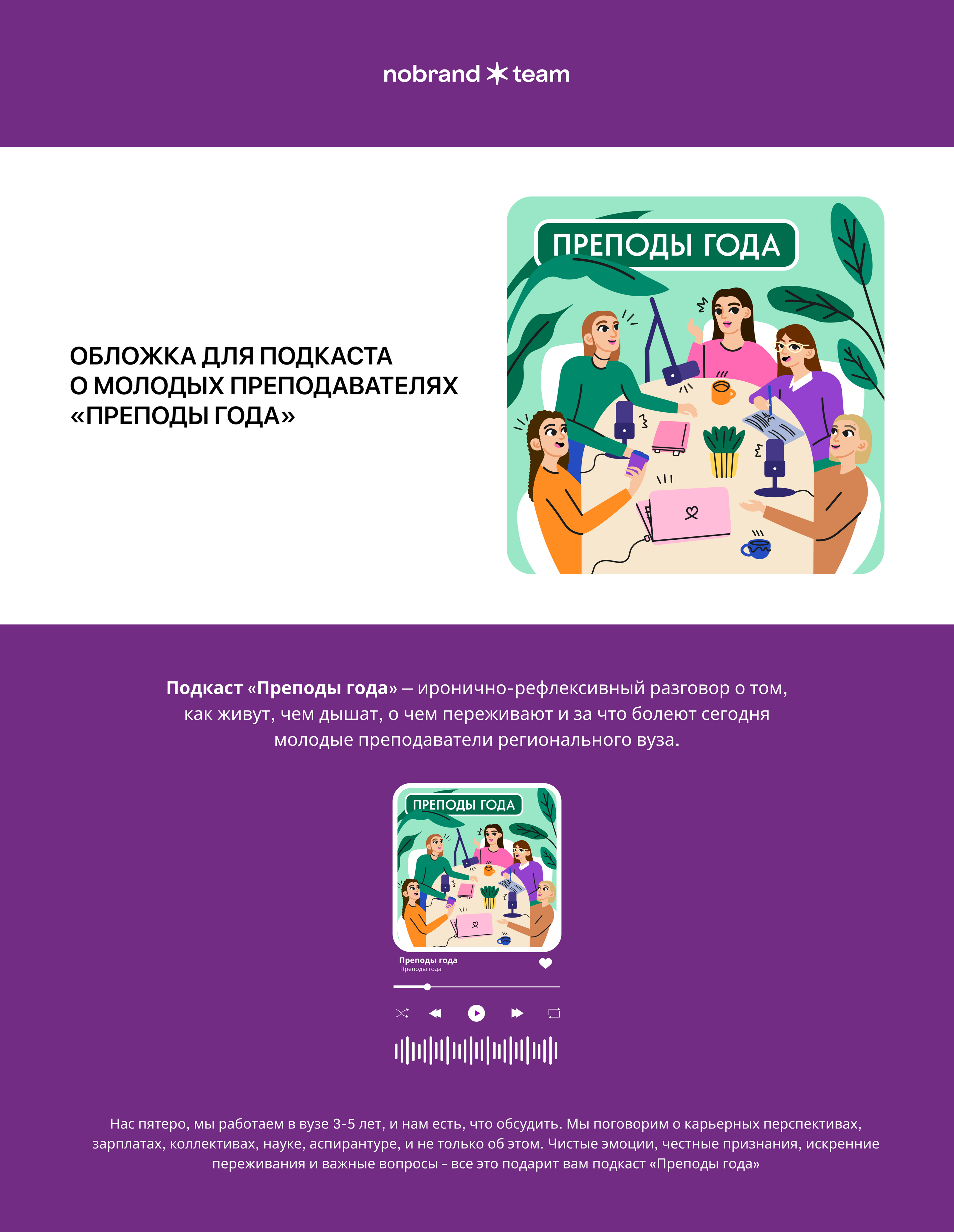 Podcast - Illustration — Изображение №1 — Иллюстрация, Графика на Dprofile