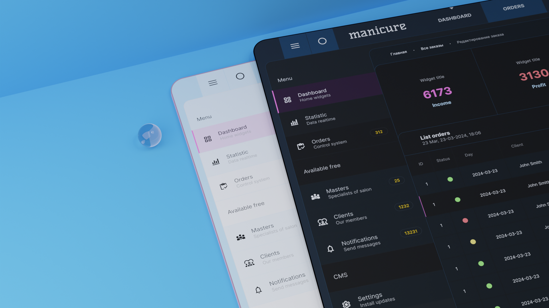 UI UX dashboard app — Изображение №11 — Интерфейсы на Dprofile