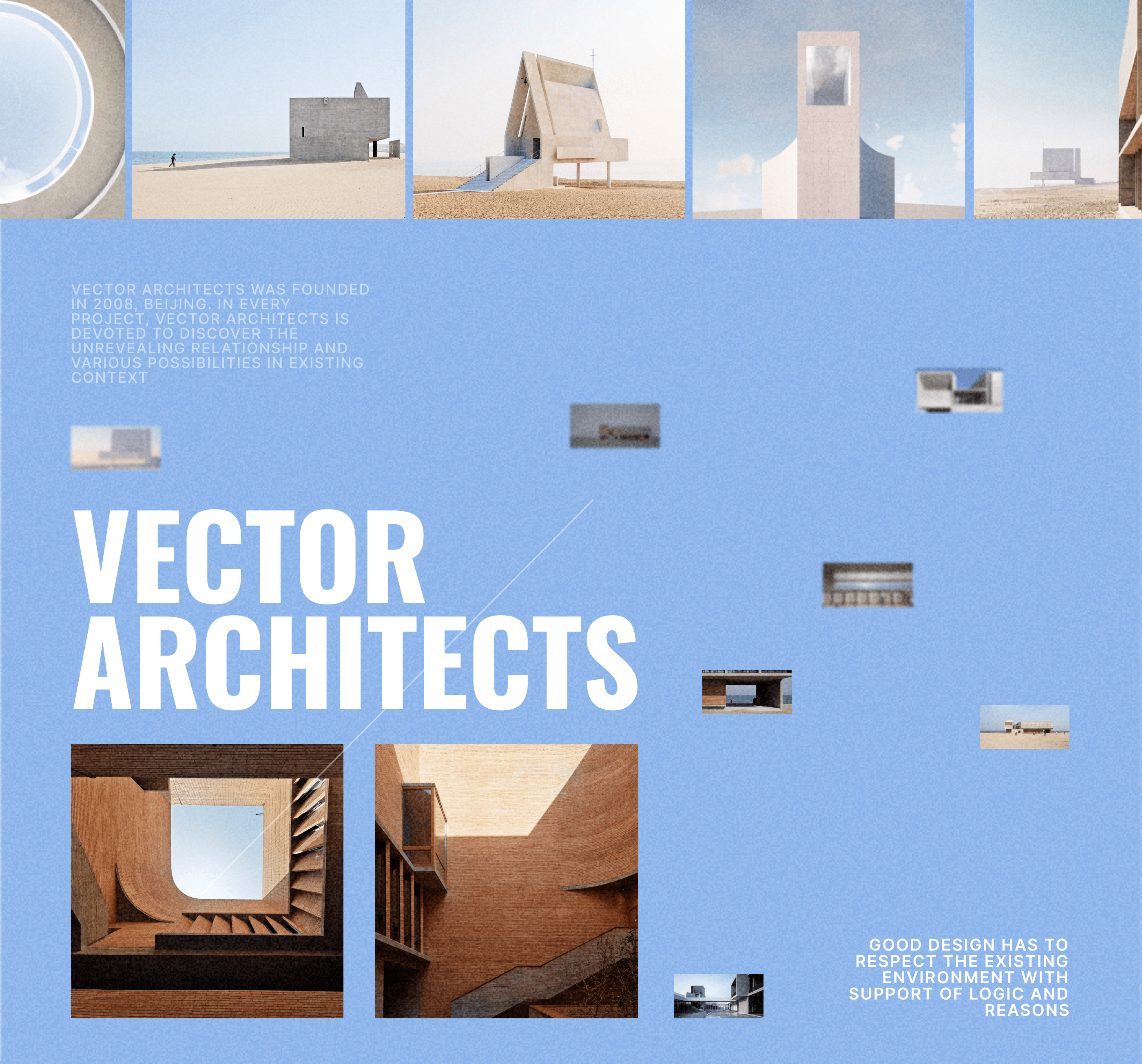Vector Architects - Corporate website — Изображение №1 — Брендинг, Интерфейсы на Dprofile
