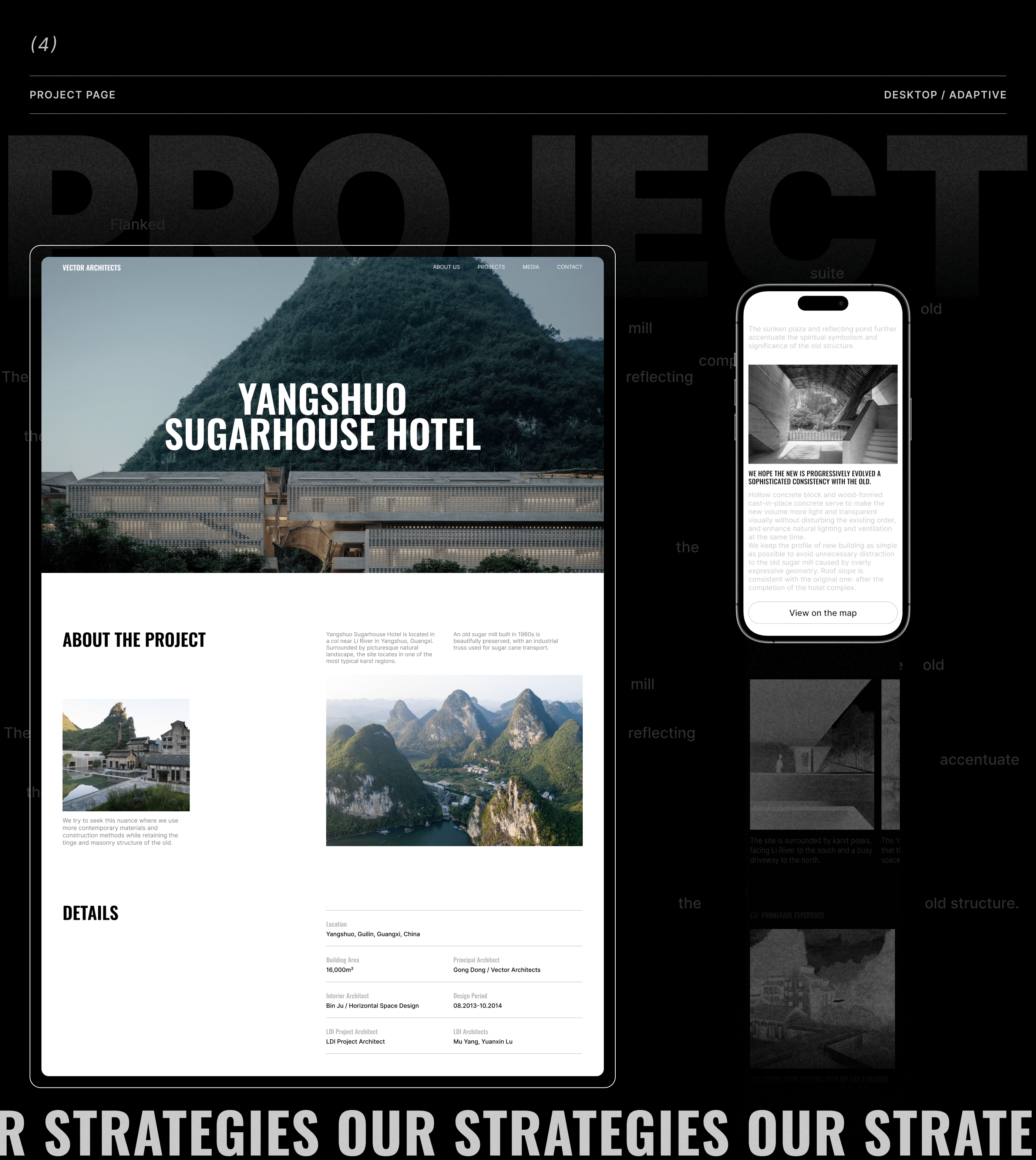 Vector Architects - Corporate website — Изображение №7 — Брендинг, Интерфейсы на Dprofile