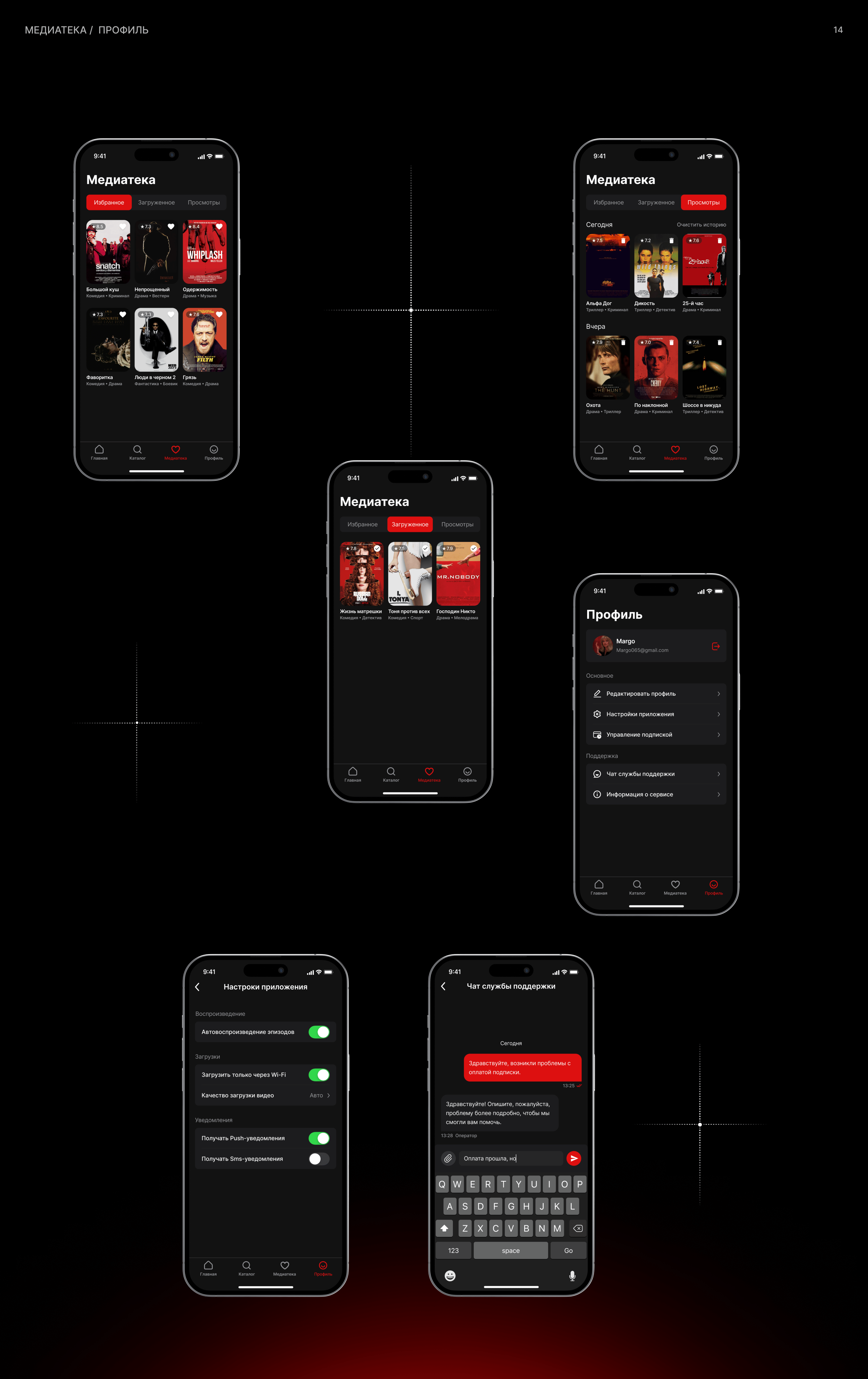 Holo - Online Cinema App — Изображение №13 — Брендинг, Интерфейсы на Dprofile