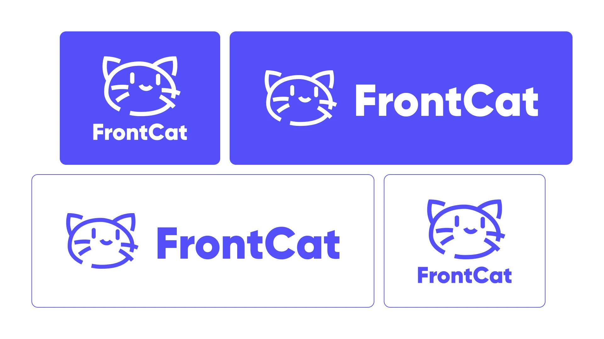 Логотип для FrontCat — Изображение №3 — Брендинг, Иллюстрация на Dprofile