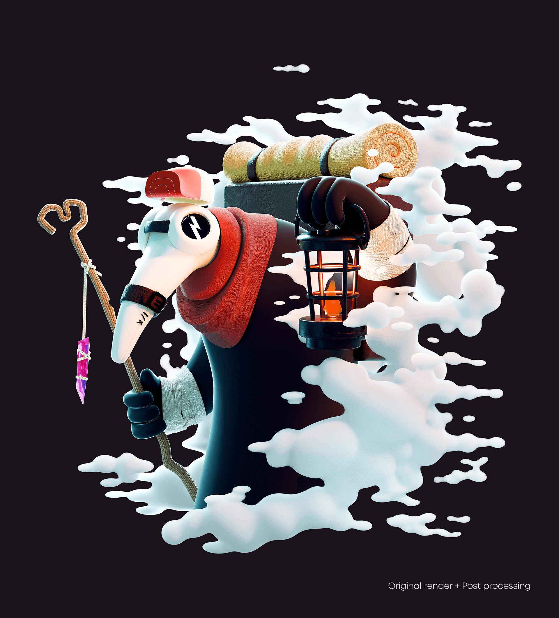3д-визуализация из 2д-иллюстрации от Jetpacksandrollerskates — Изображение №2 — Графика, 3D на Dprofile