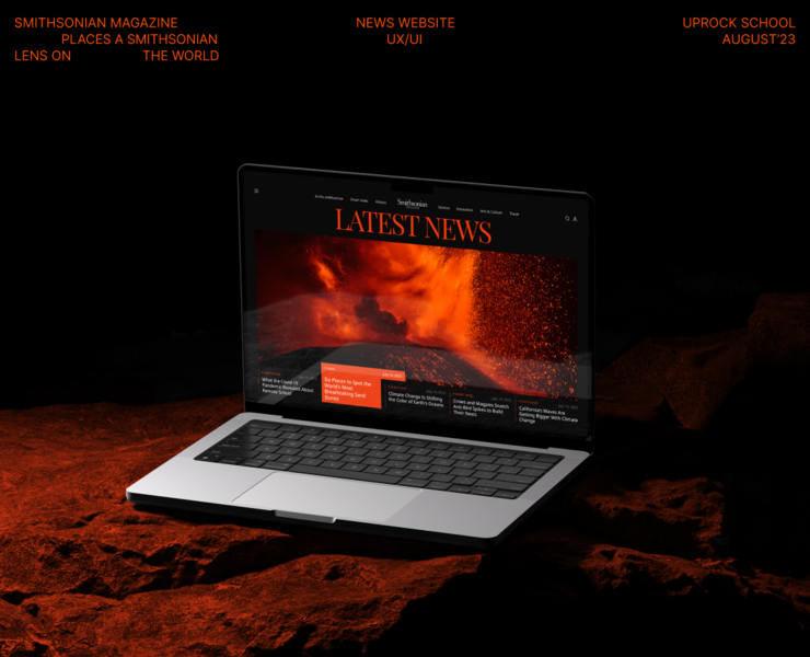 Smithsonian Magazine | Redesign news site — Интерфейсы, Графика на Dprofile