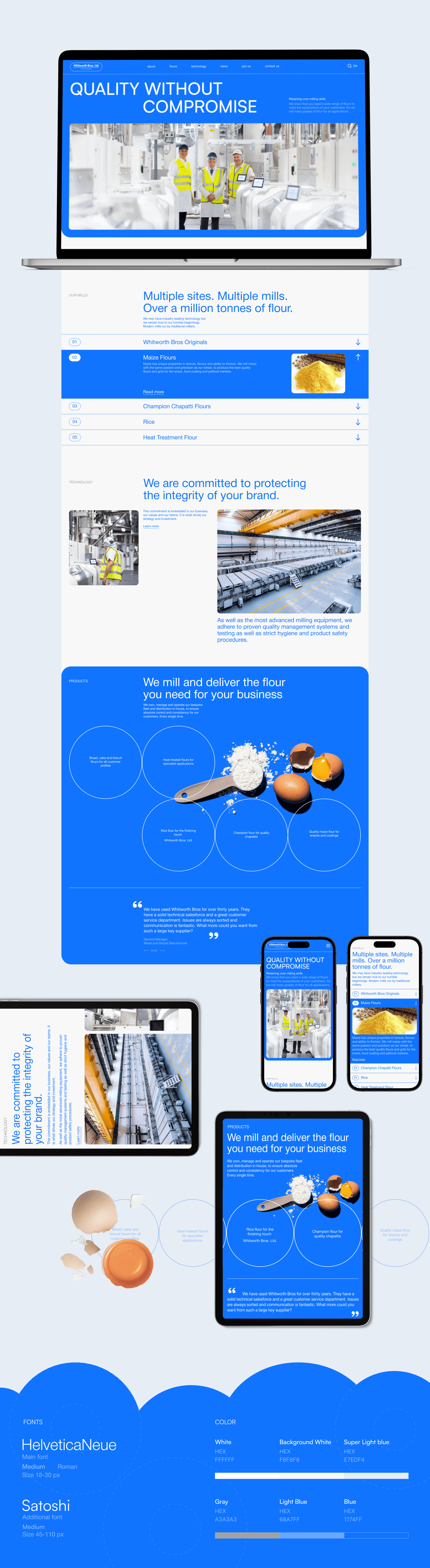 Whitworth Bros | Corporate Website — Изображение №3 — Интерфейсы, Брендинг на Dprofile