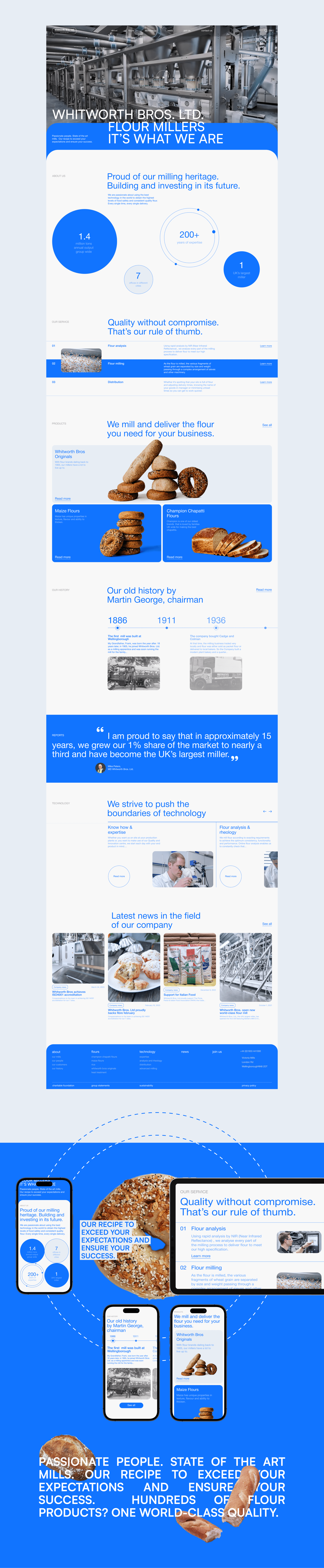 Whitworth Bros | Corporate Website — Изображение №2 — Интерфейсы, Брендинг на Dprofile