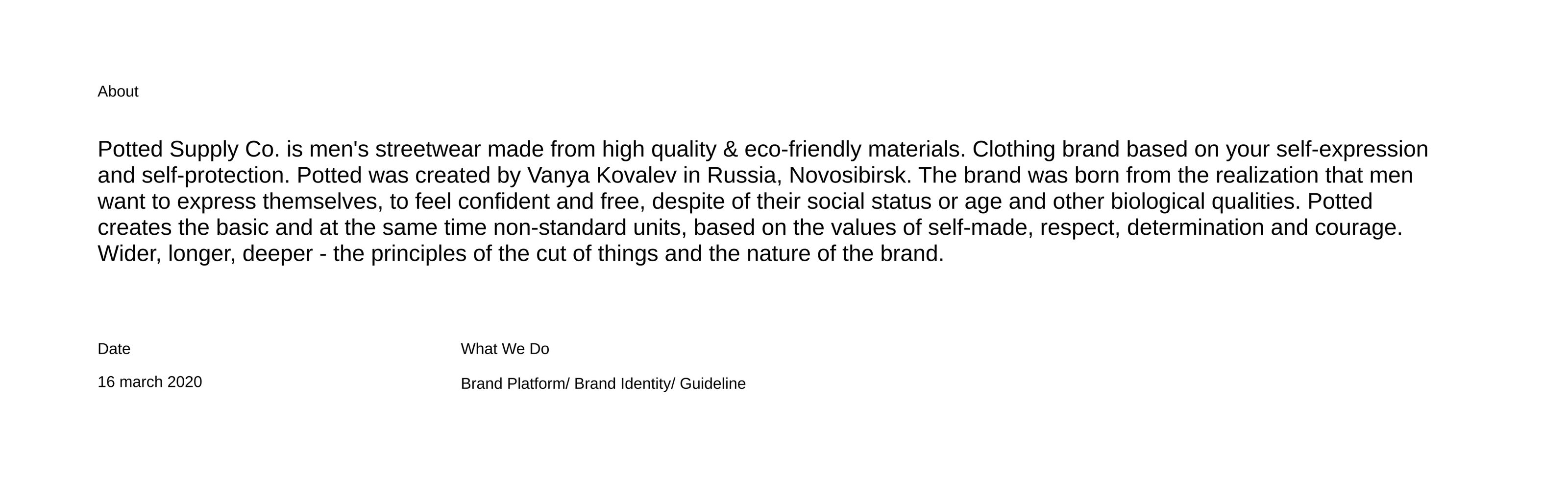 Potted Supply Co. — Изображение №2 — Брендинг на Dprofile