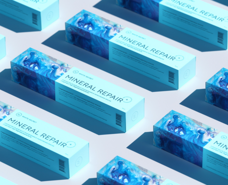 White Secret – Toothpaste — Брендинг, 3D на Dprofile