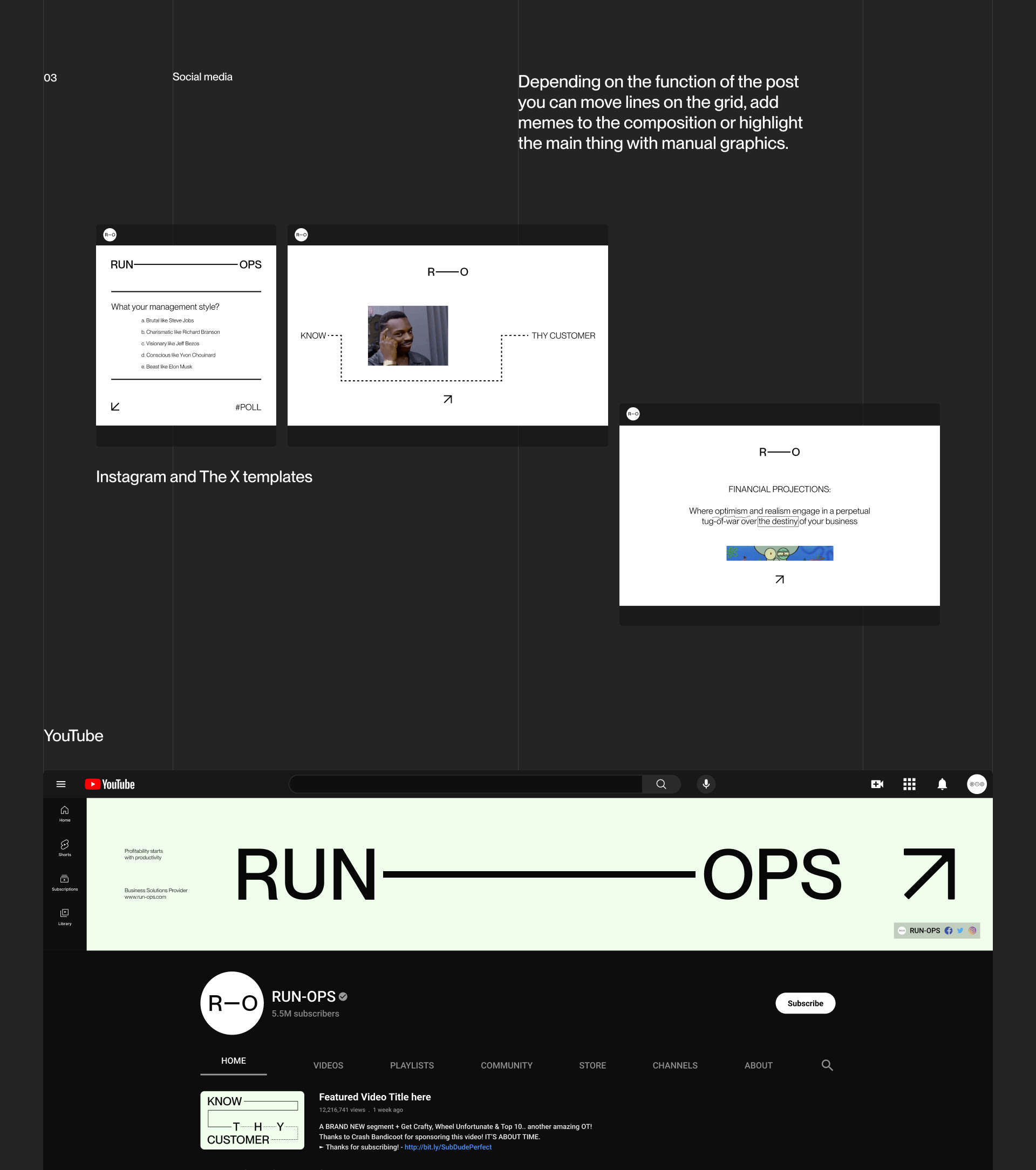 RUN–OPS — Изображение №11 — Брендинг на Dprofile