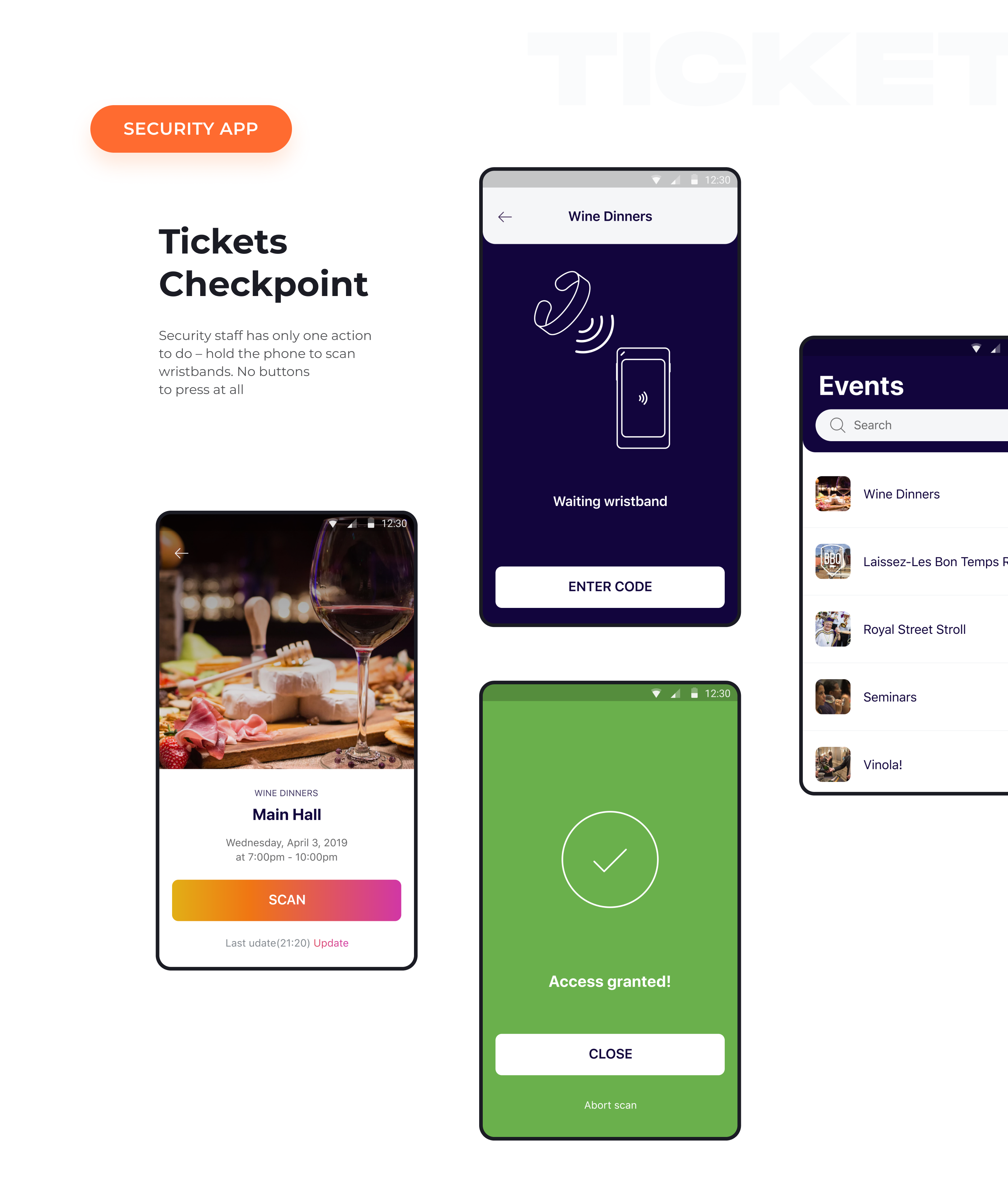 Дизайн контрольно пропускной системы и POS| UI/UX — Изображение №2 — Интерфейсы, Анимация на Dprofile