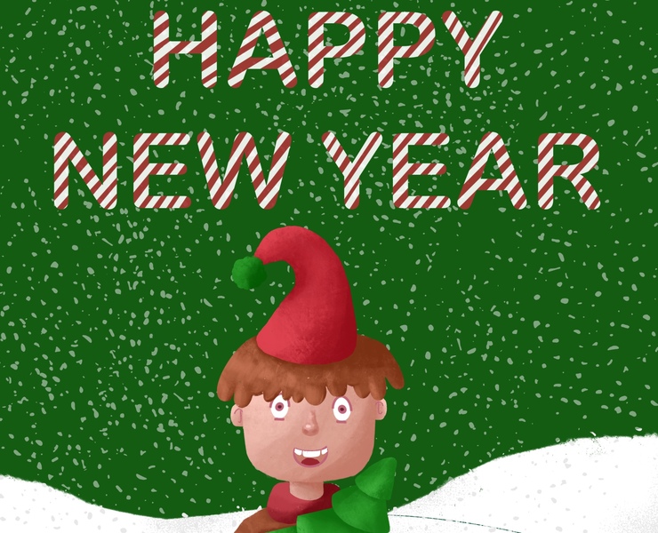 Happy New Year — Иллюстрация на Dprofile