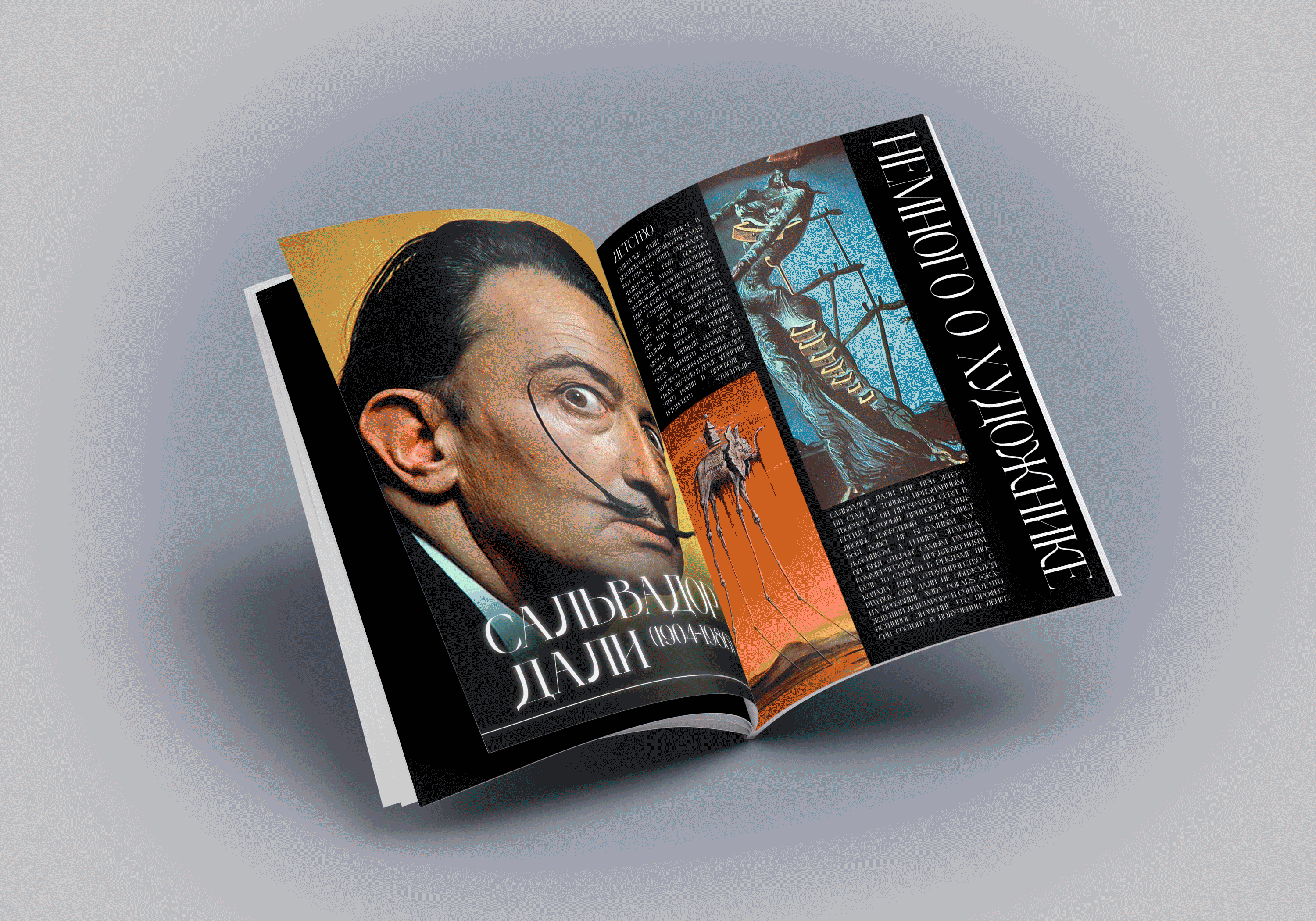 Журнал "Сальвадор Дали и его жизнь" — Изображение №7 — Иллюстрация, Графика на Dprofile