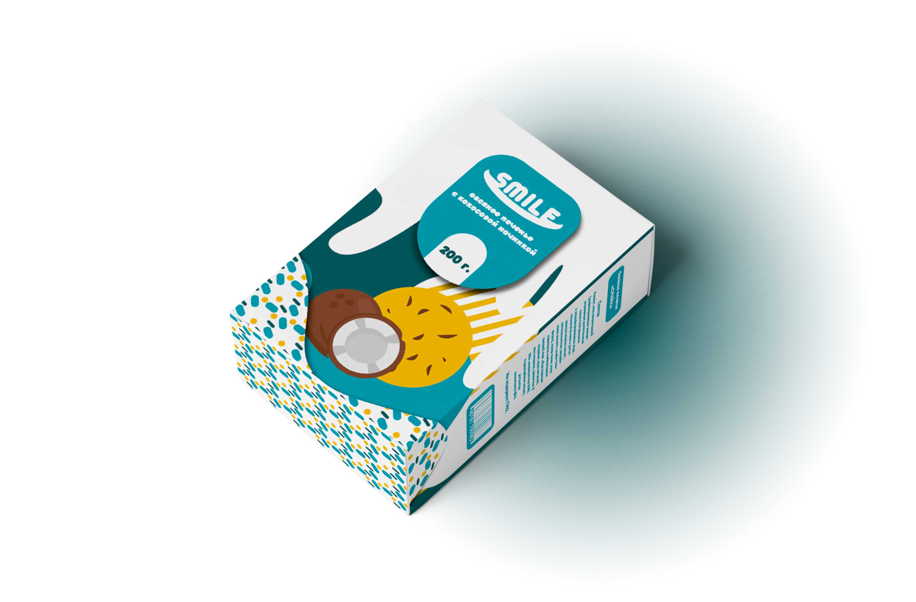 Упаковка печенья "SMILE" — Изображение №5 — Иллюстрация, Маркетинг на Dprofile