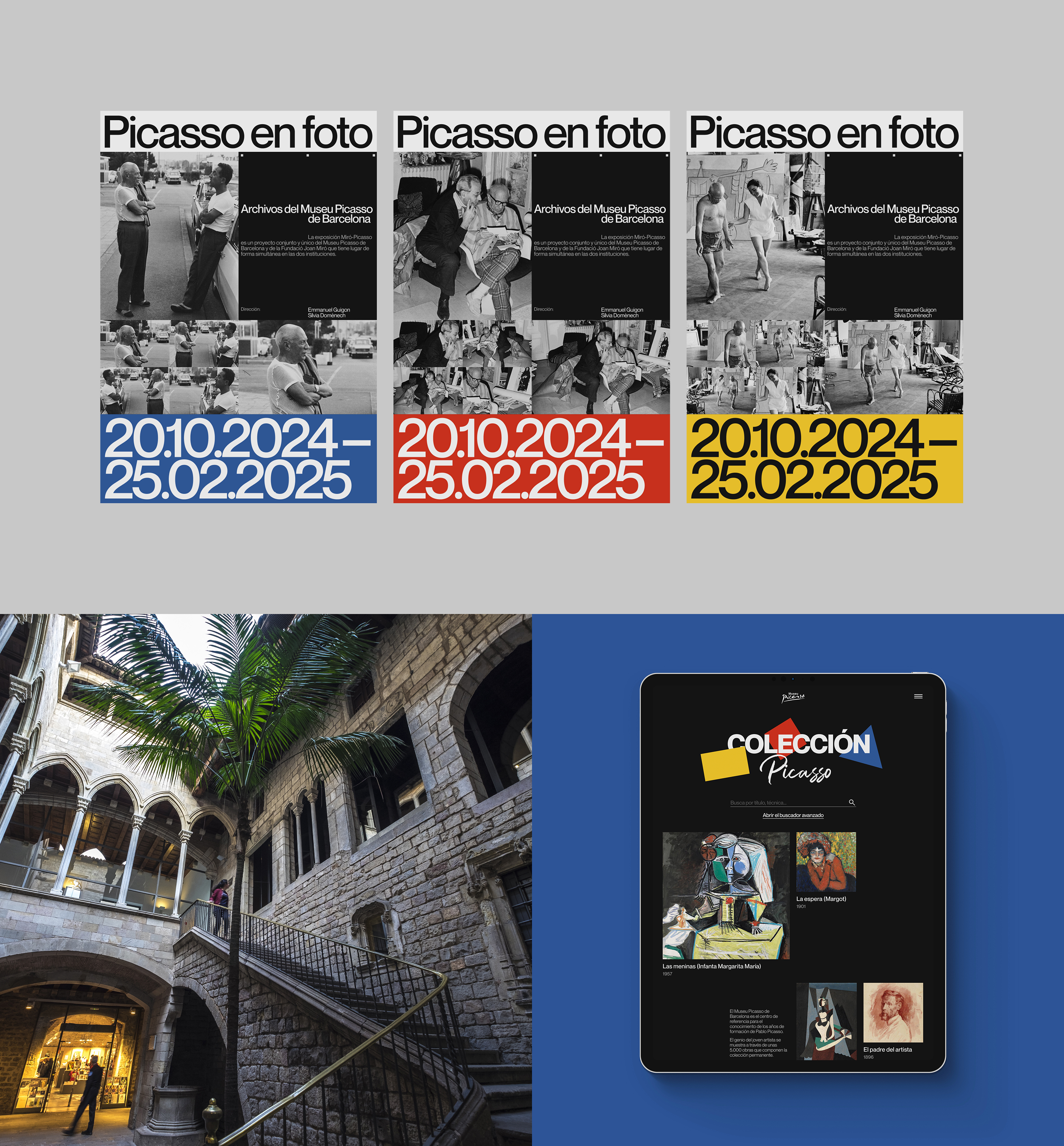 PICASSO MUSEUM | WEBSITE CONCEPT — Изображение №10 — Интерфейсы, Графика на Dprofile