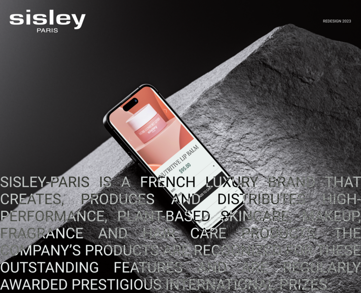 Sisley-Paris cosmetic/E-commerce на Dprofile