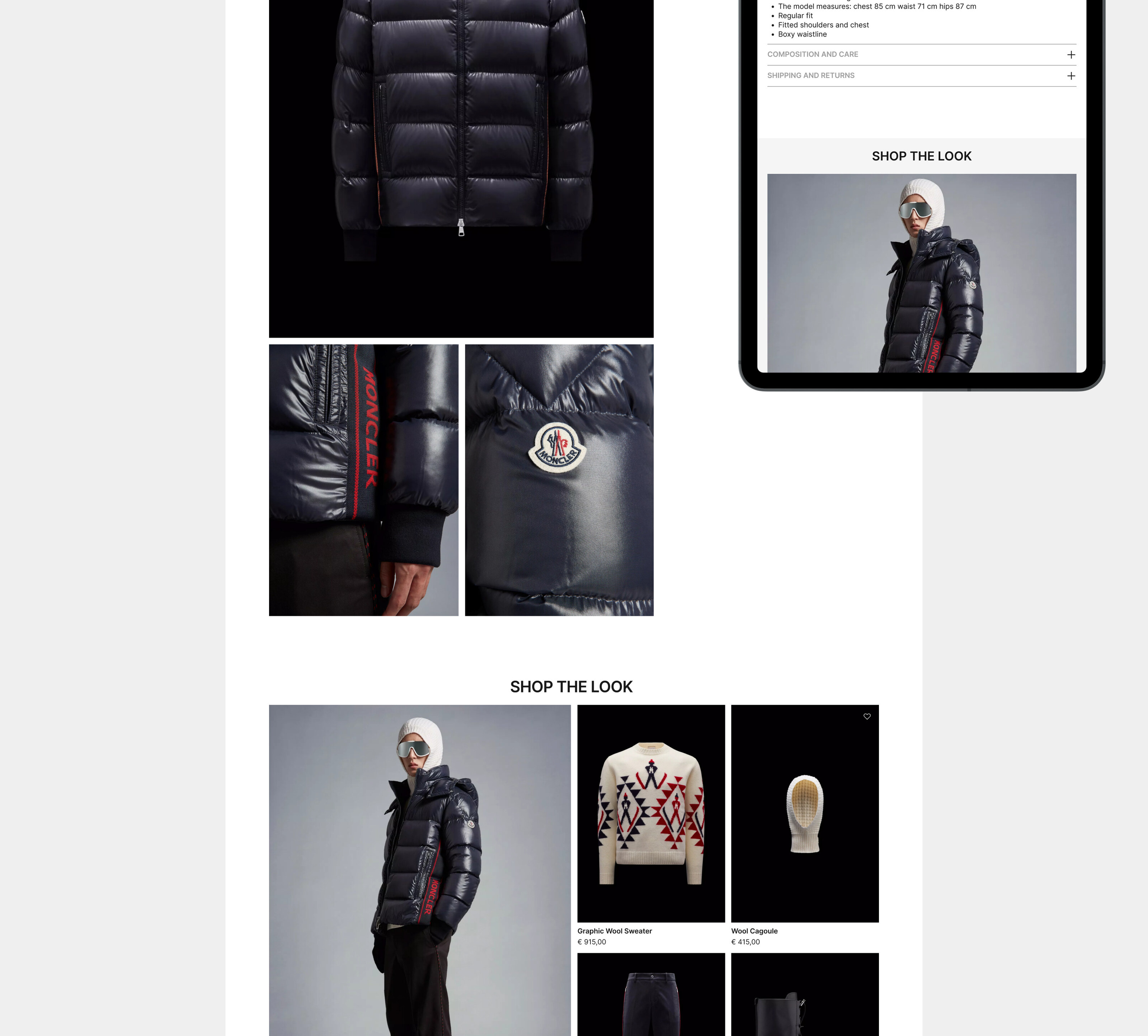 MONCLER | E-commerce redesign — Изображение №9 — Интерфейсы на Dprofile