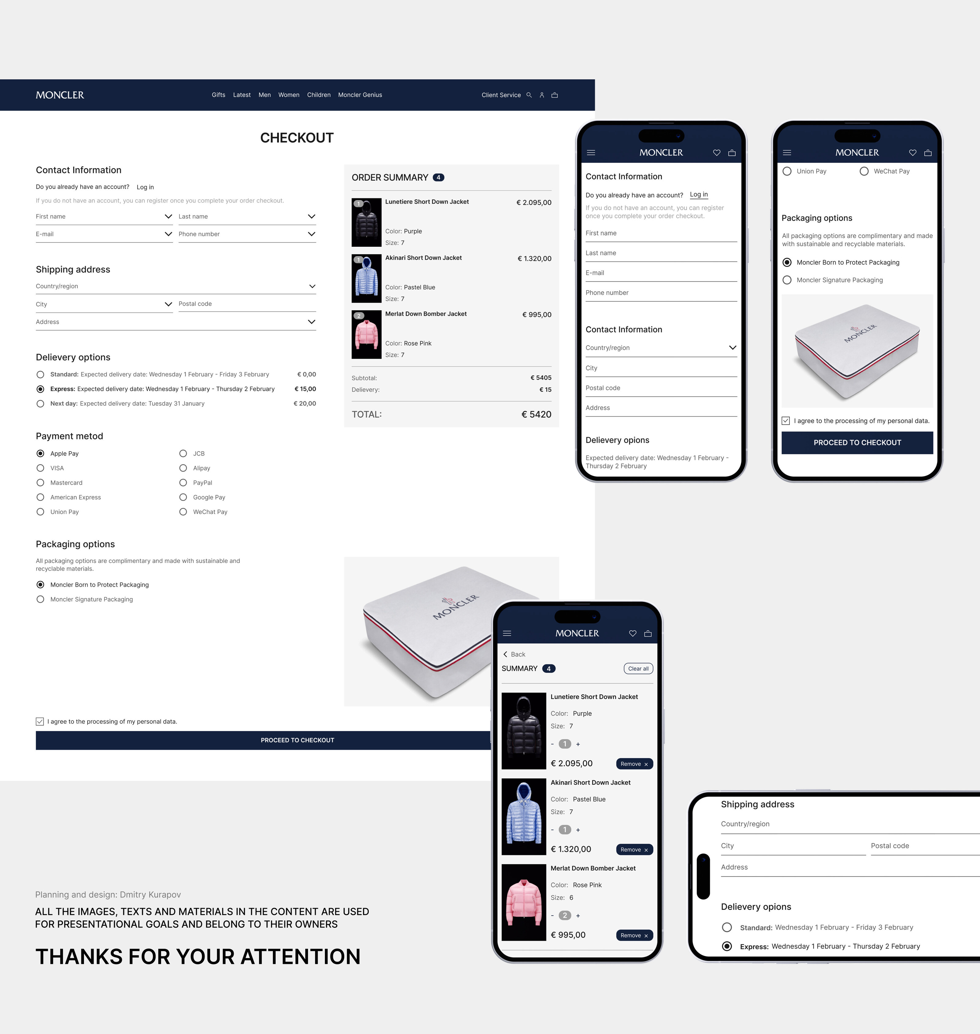 MONCLER | E-commerce redesign — Изображение №13 — Интерфейсы на Dprofile
