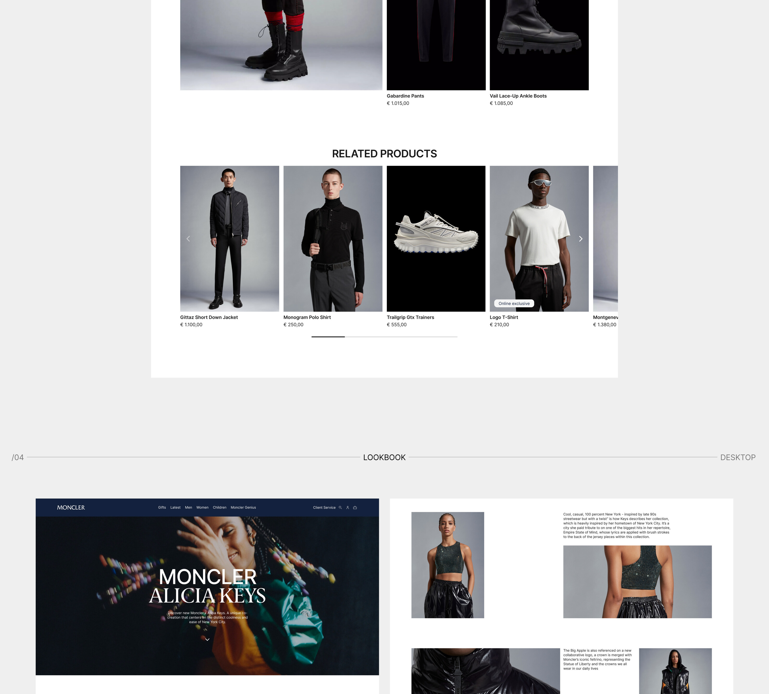 MONCLER | E-commerce redesign — Изображение №10 — Интерфейсы на Dprofile