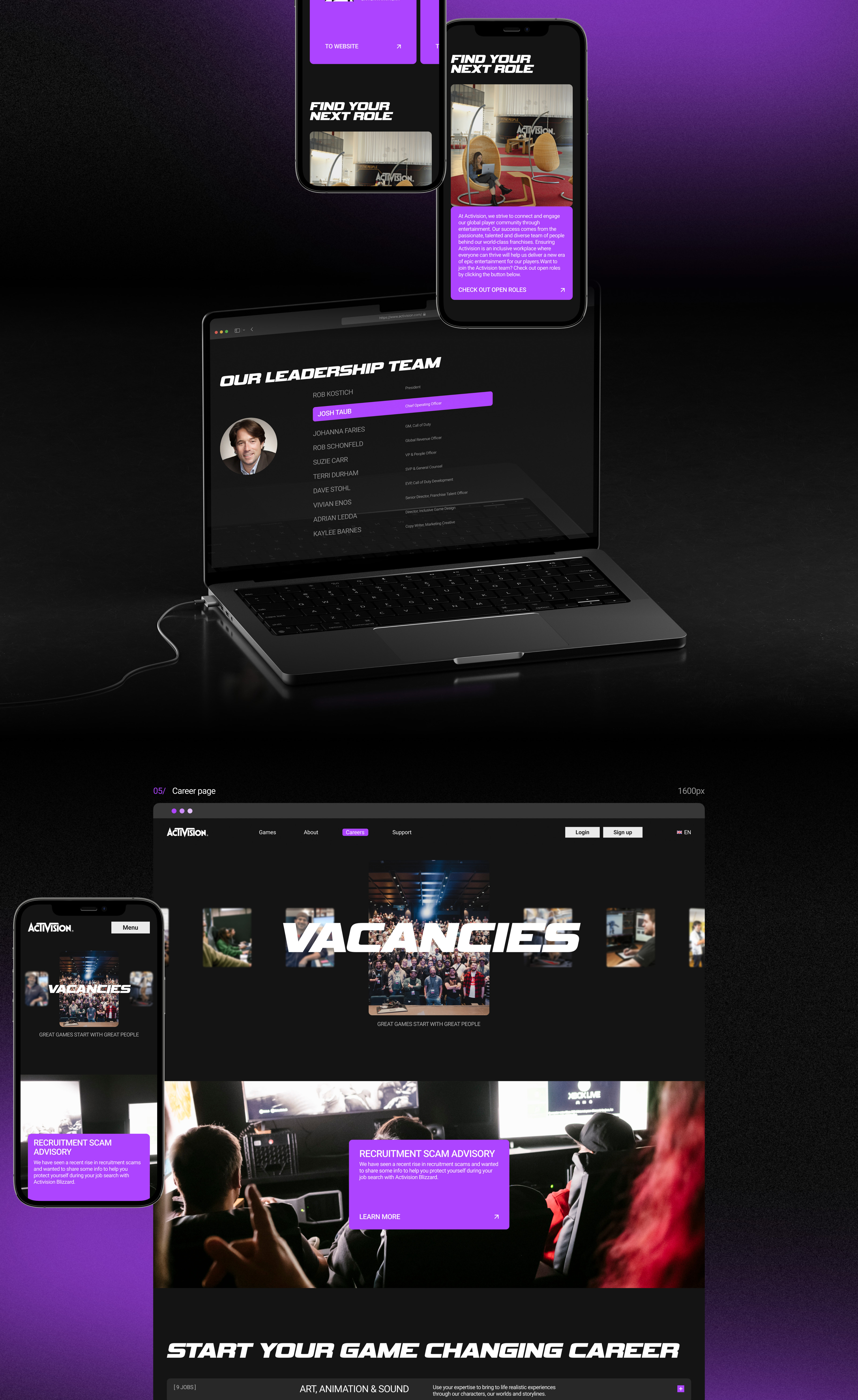 Activision Corporate Website Redesign — Изображение №8 — Интерфейсы, Графика на Dprofile