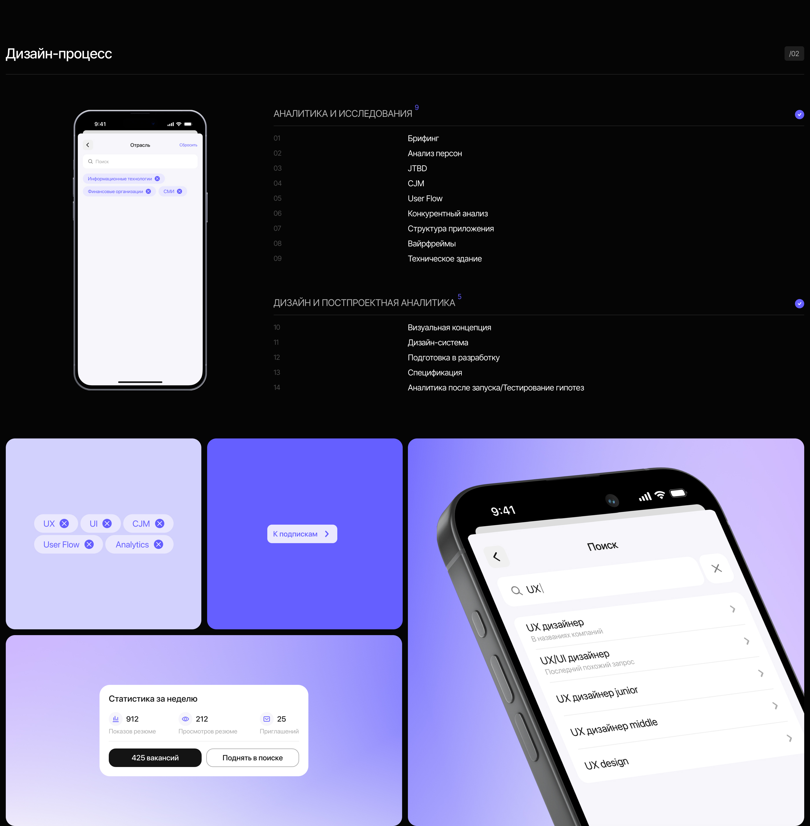 Flashlight • Сервис для поиска работы — Изображение №3 — Интерфейсы на Dprofile
