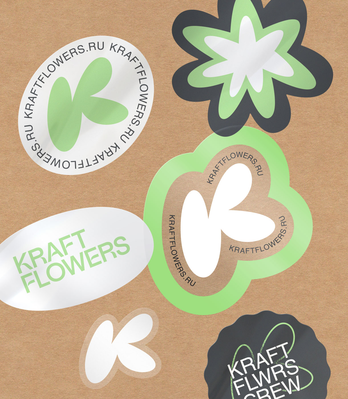 Kraft Flowers — Изображение №11 — Брендинг, Графика на Dprofile