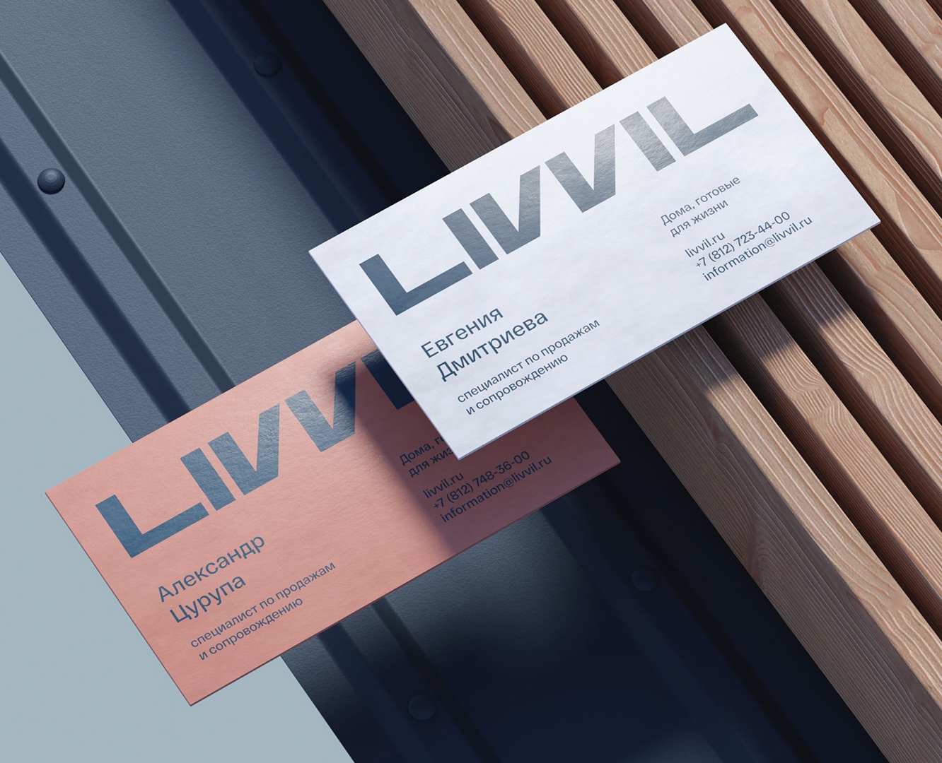 Livvil — Интерфейсы, Брендинг на Dprofile