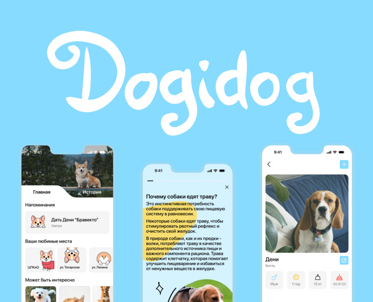 Dogidog | Mobile App на Dprofile