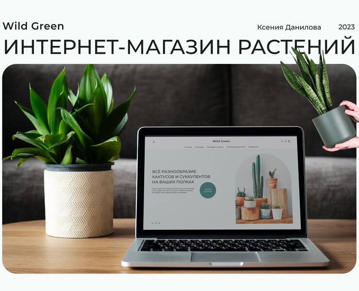 Интернет-магазин комнатных растений на Dprofile