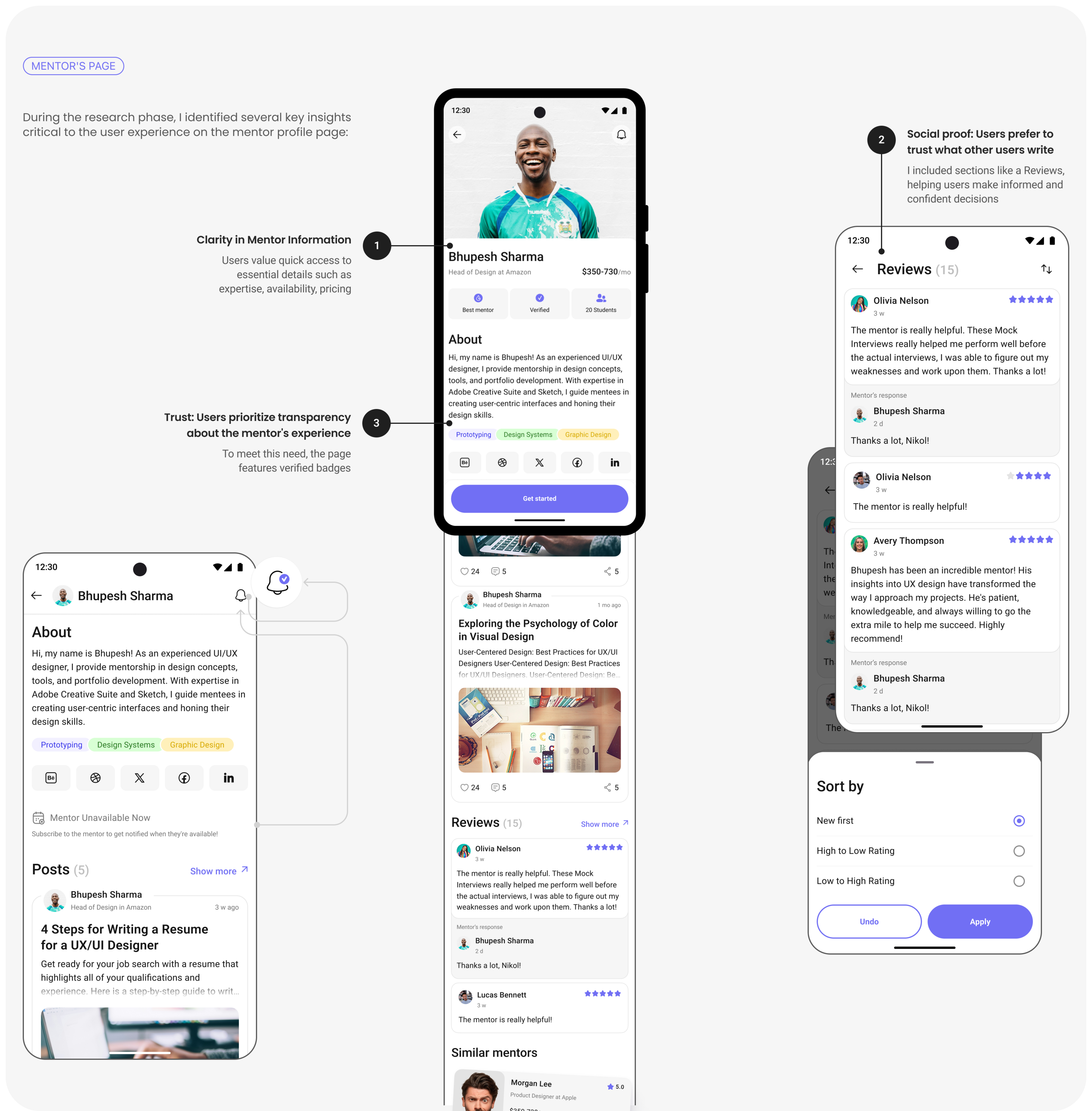 A Mentoring App Concept | Android — Изображение №11 — Интерфейсы на Dprofile