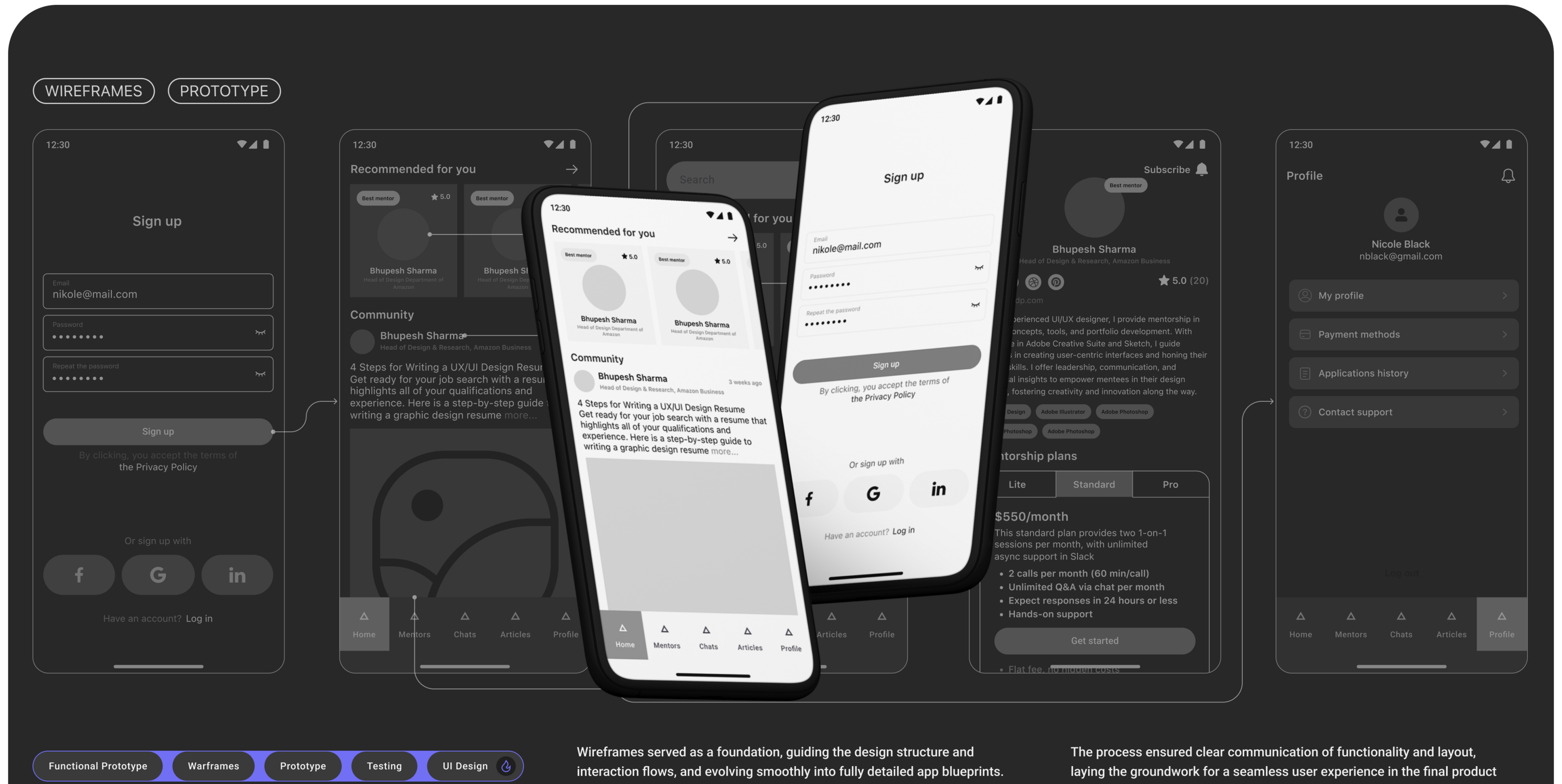 A Mentoring App Concept | Android — Изображение №7 — Интерфейсы на Dprofile