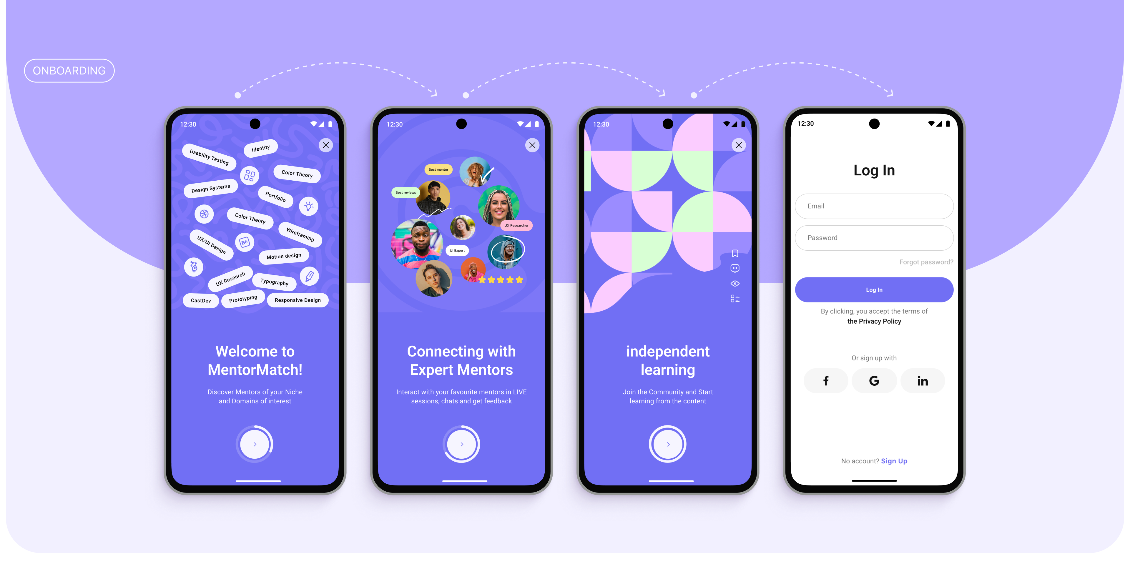 A Mentoring App Concept | Android — Изображение №8 — Интерфейсы на Dprofile