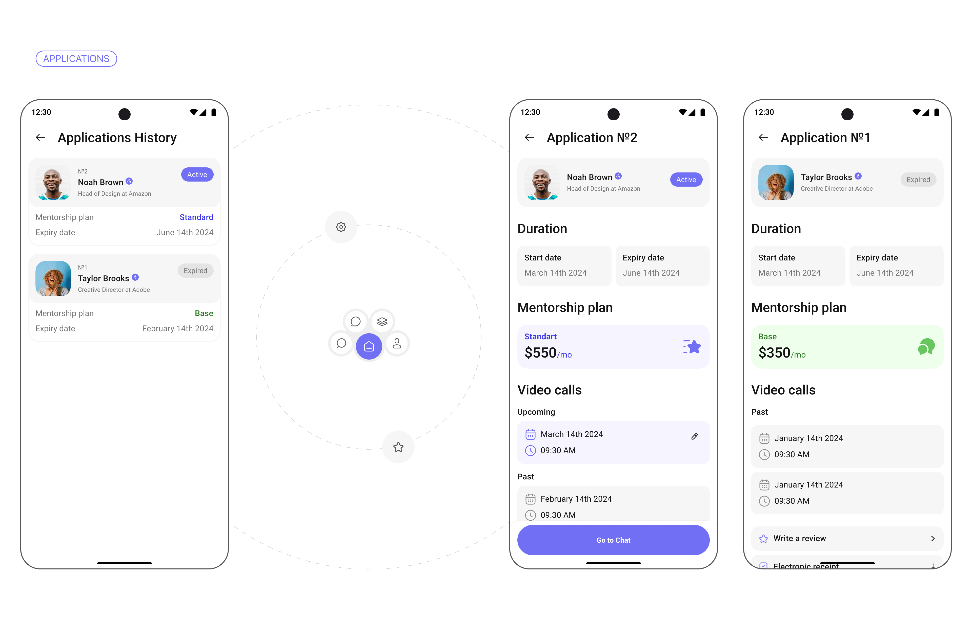 A Mentoring App Concept | Android — Изображение №16 — Интерфейсы на Dprofile