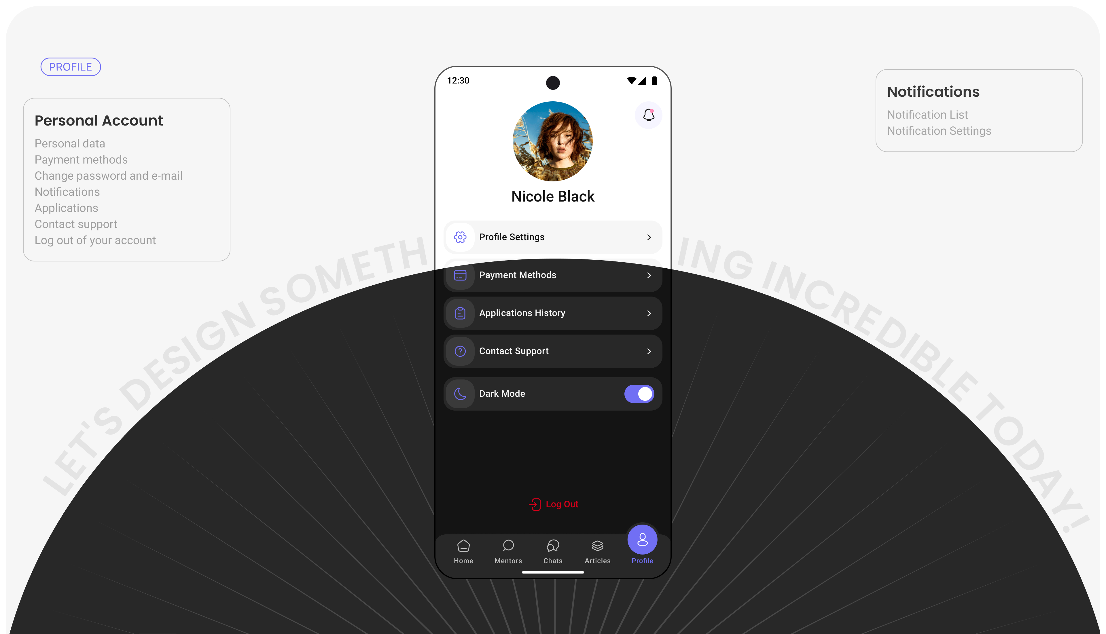 A Mentoring App Concept | Android — Изображение №19 — Интерфейсы на Dprofile