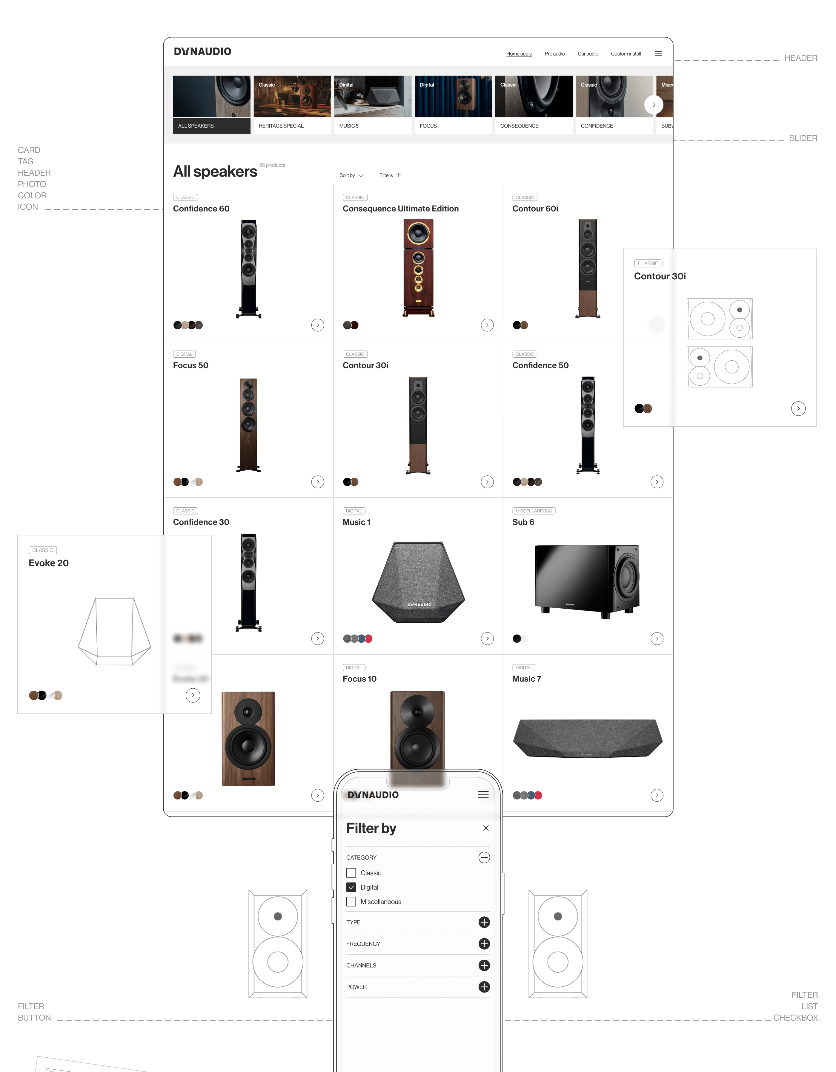 Dynaudio. Website redesign concept — Изображение №7 — Интерфейсы на Dprofile