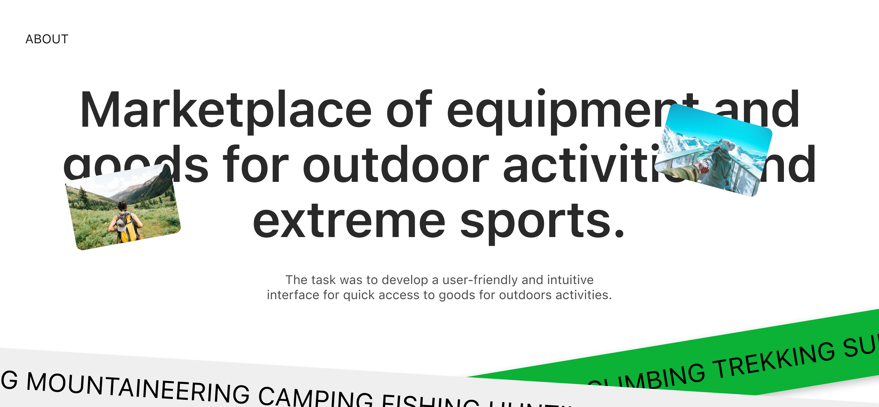 OutdoorHub. Mobile App Concept — Изображение №2 — Интерфейсы на Dprofile