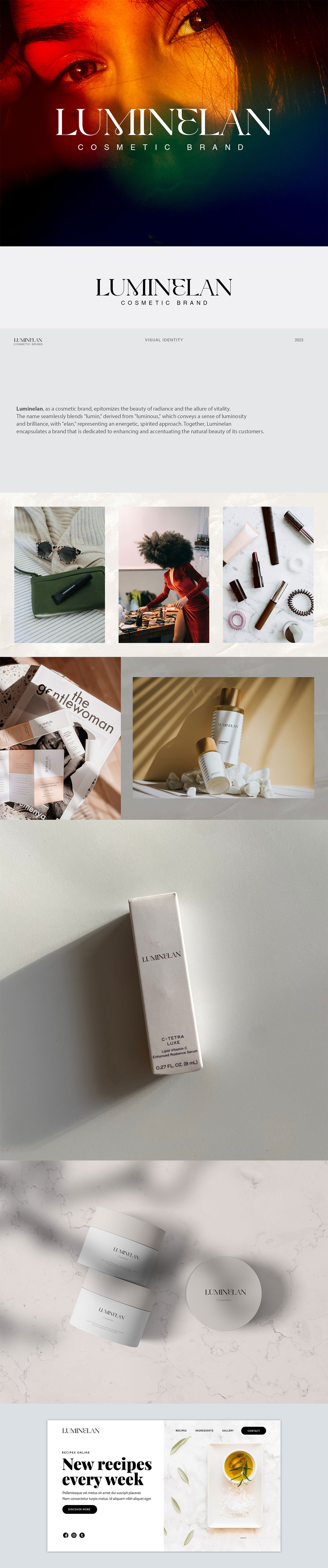 Cosmetic logo branding — Изображение №1 — Иллюстрация, Графика на Dprofile