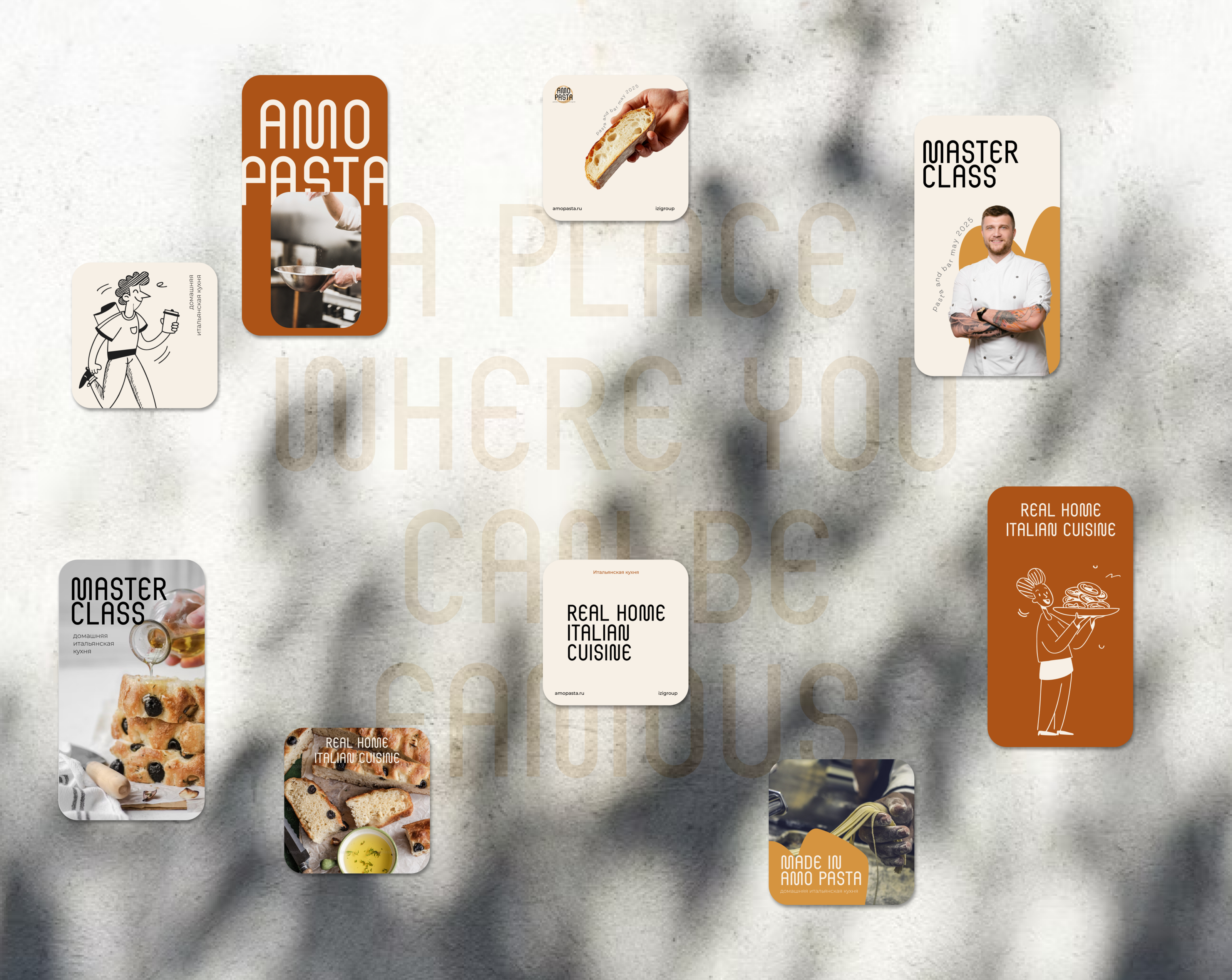 AMO PASTA — Изображение №7 — Брендинг, Иллюстрация на Dprofile