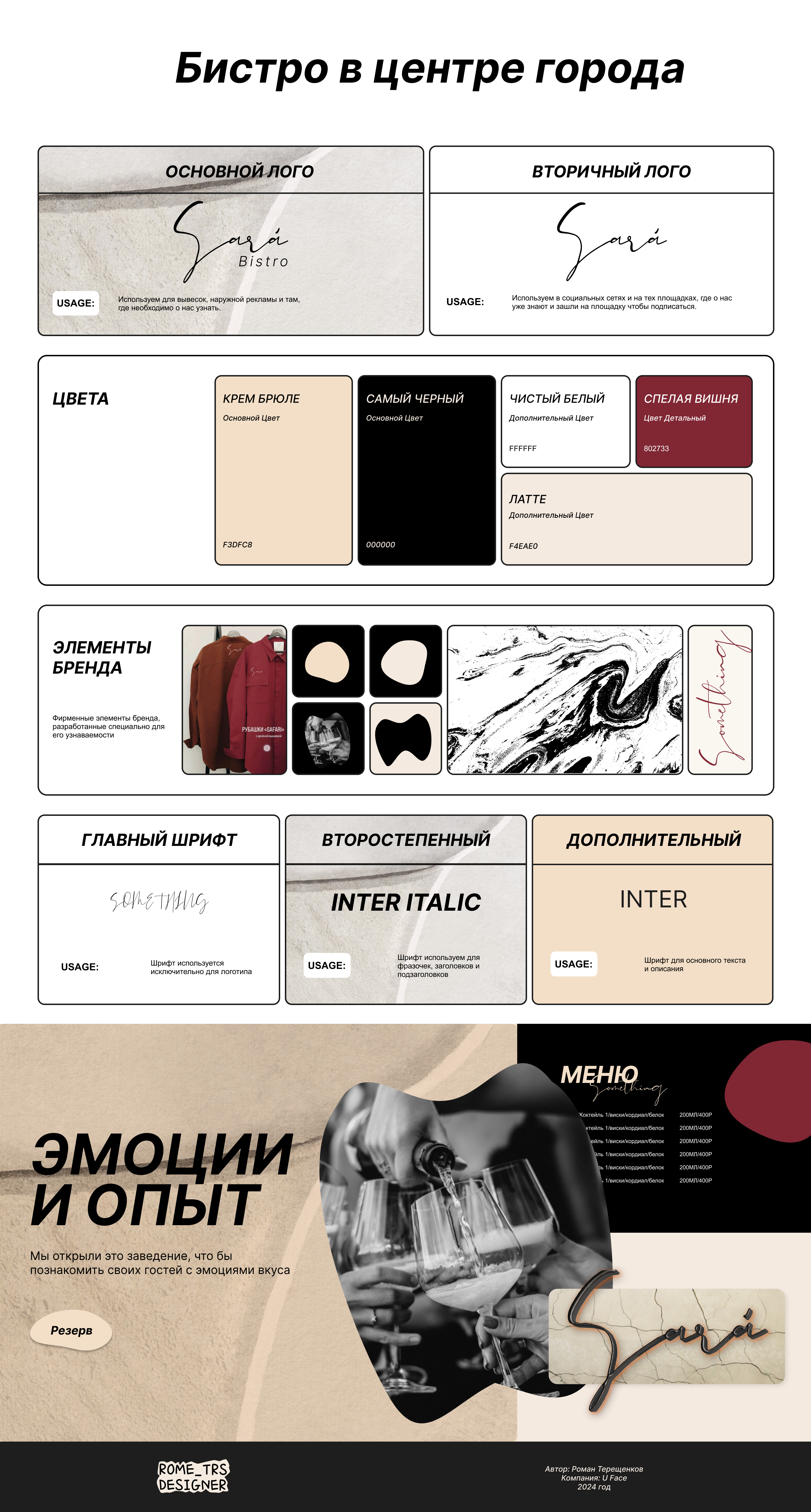 Брендинг для бистро в центре города — Изображение №1 — Брендинг на Dprofile