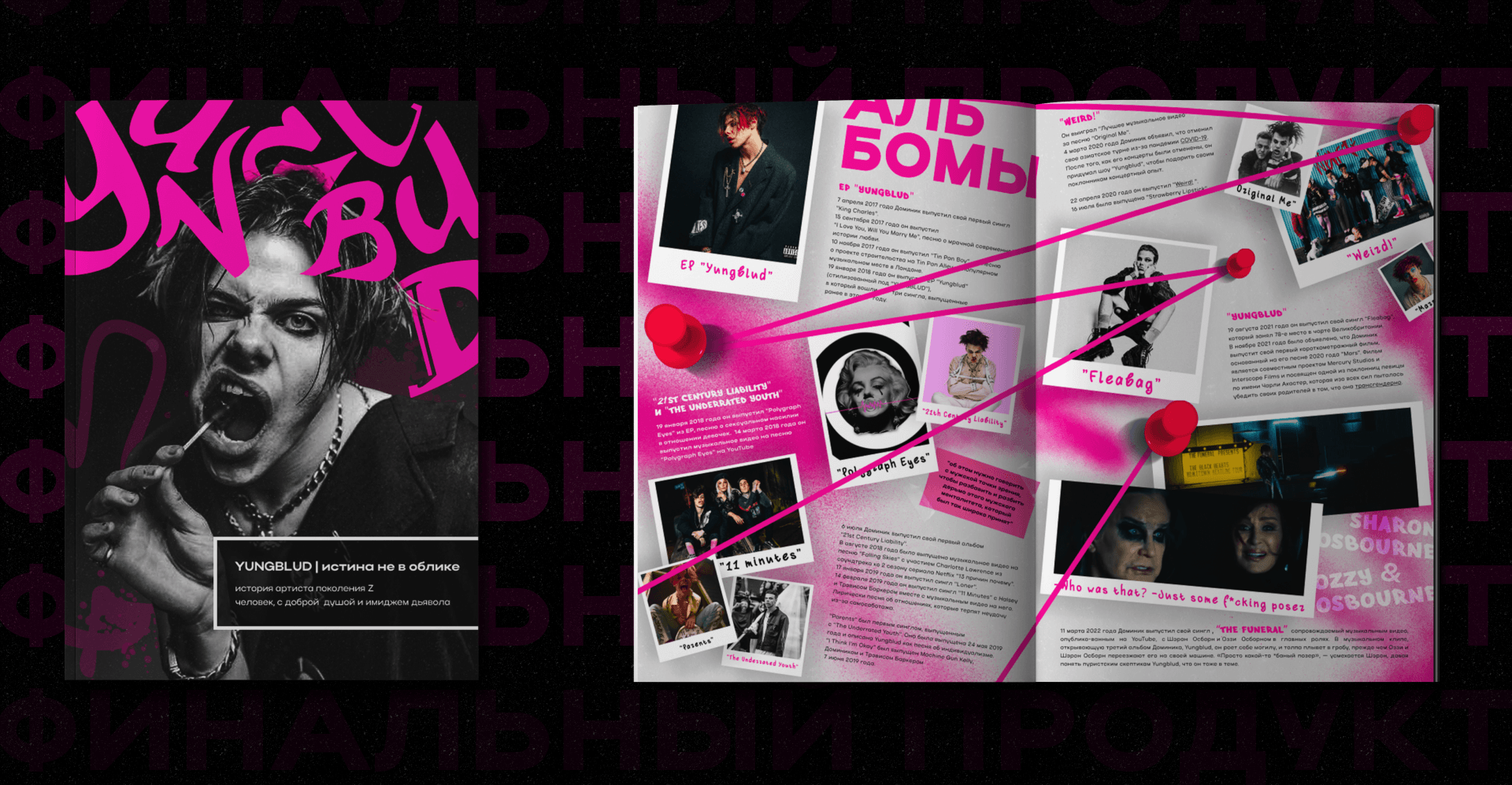 MAGAZINE | ДИЗАЙН ЖУРНАЛА | YUNGBGLUD — Изображение №10 — Брендинг на Dprofile