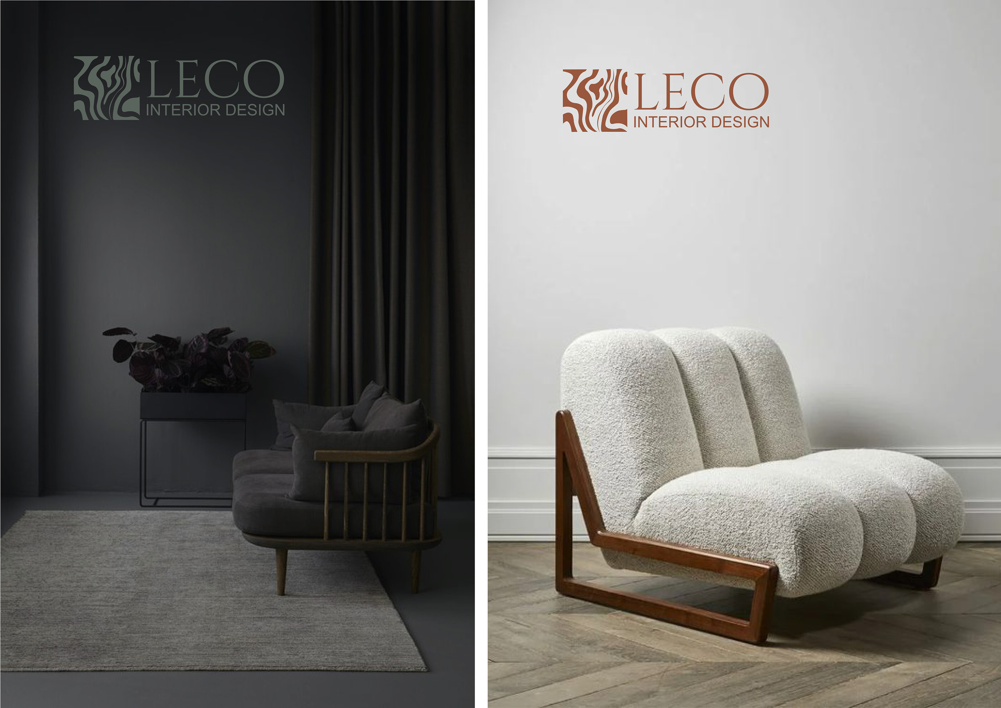 LECO брендбук для студии дизайн интерьера — Изображение №9 — Брендинг на Dprofile