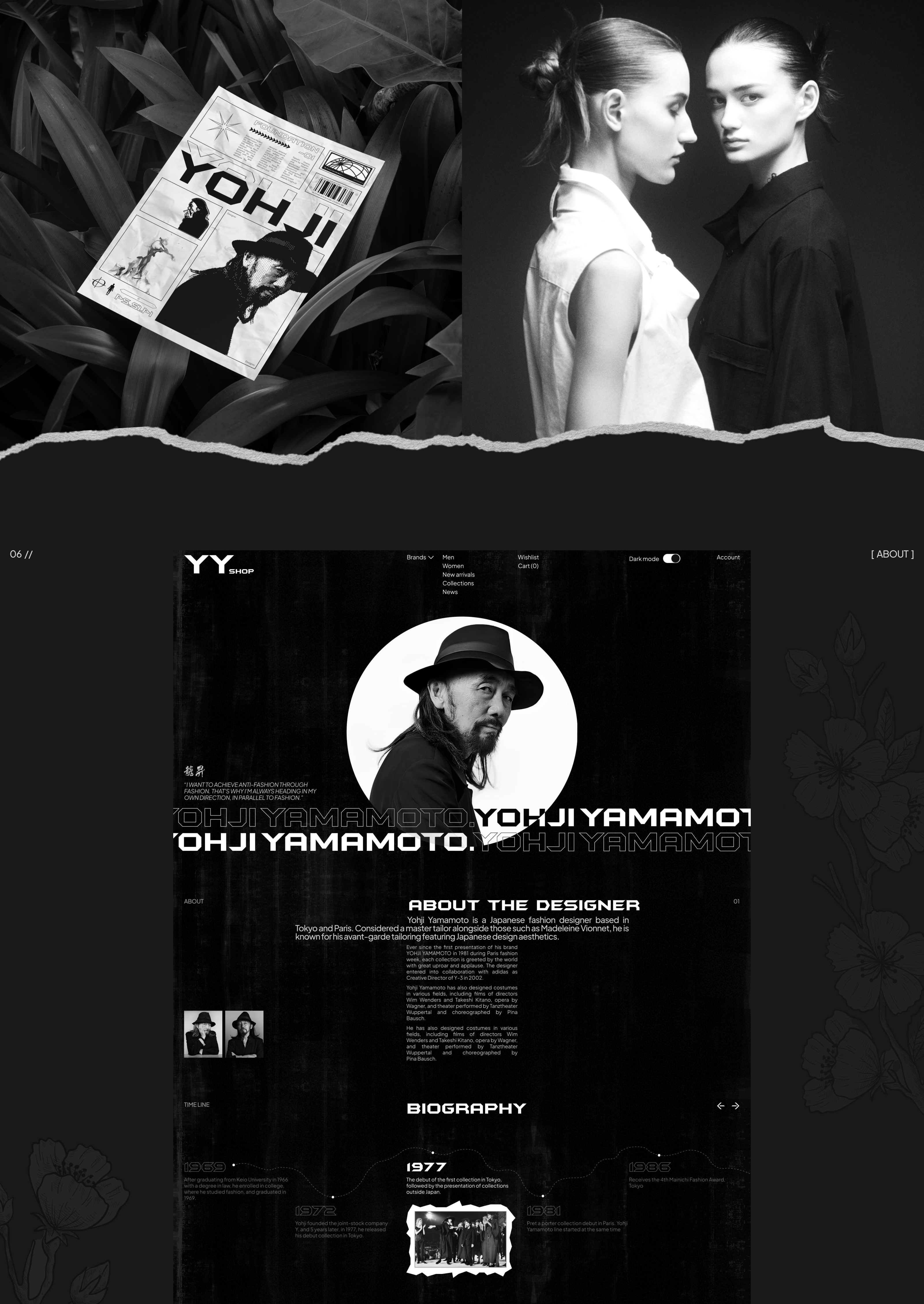 Yohji Yamamoto Shop | E-commerce — Изображение №7 — Интерфейсы на Dprofile