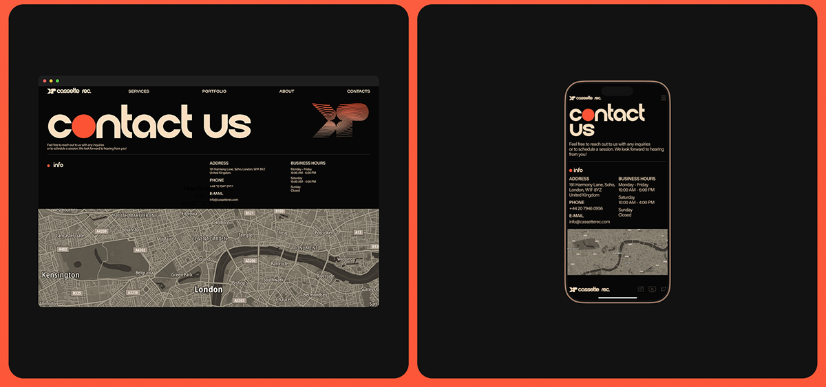 cassette rec. | corporate design concept — Изображение №9 — Интерфейсы на Dprofile