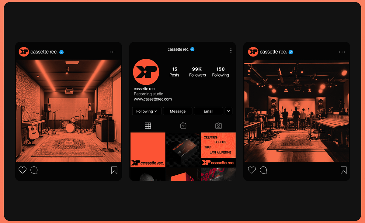 cassette rec. | corporate design concept — Изображение №6 — Интерфейсы на Dprofile